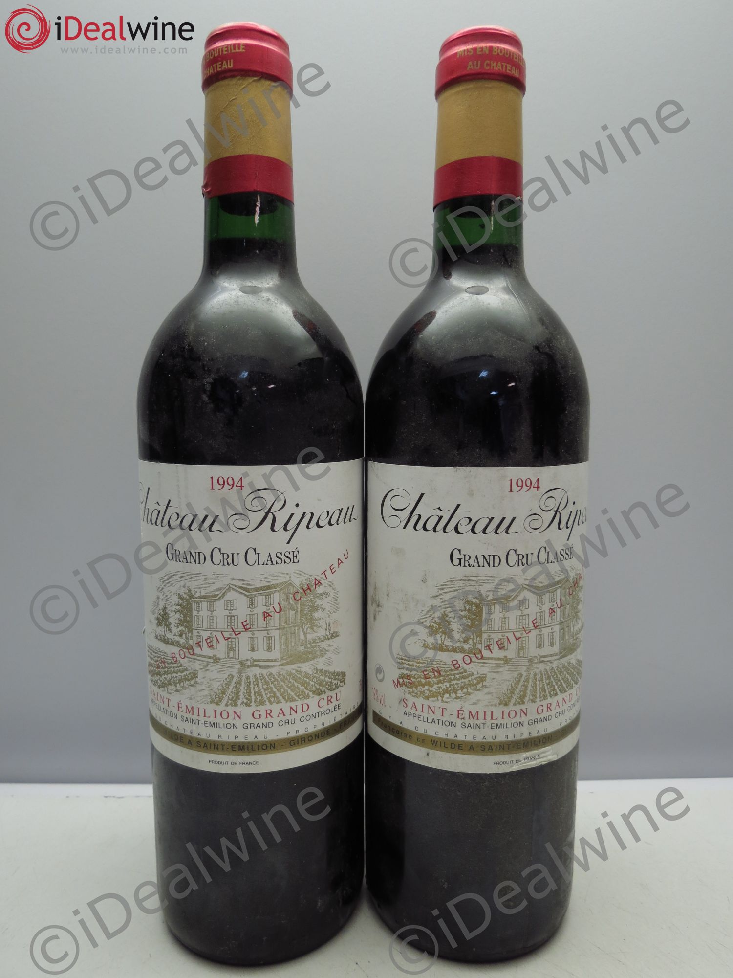 Château Ripeau Grand Cru Classé 1994 - Lot de 2 bouteilles - 0