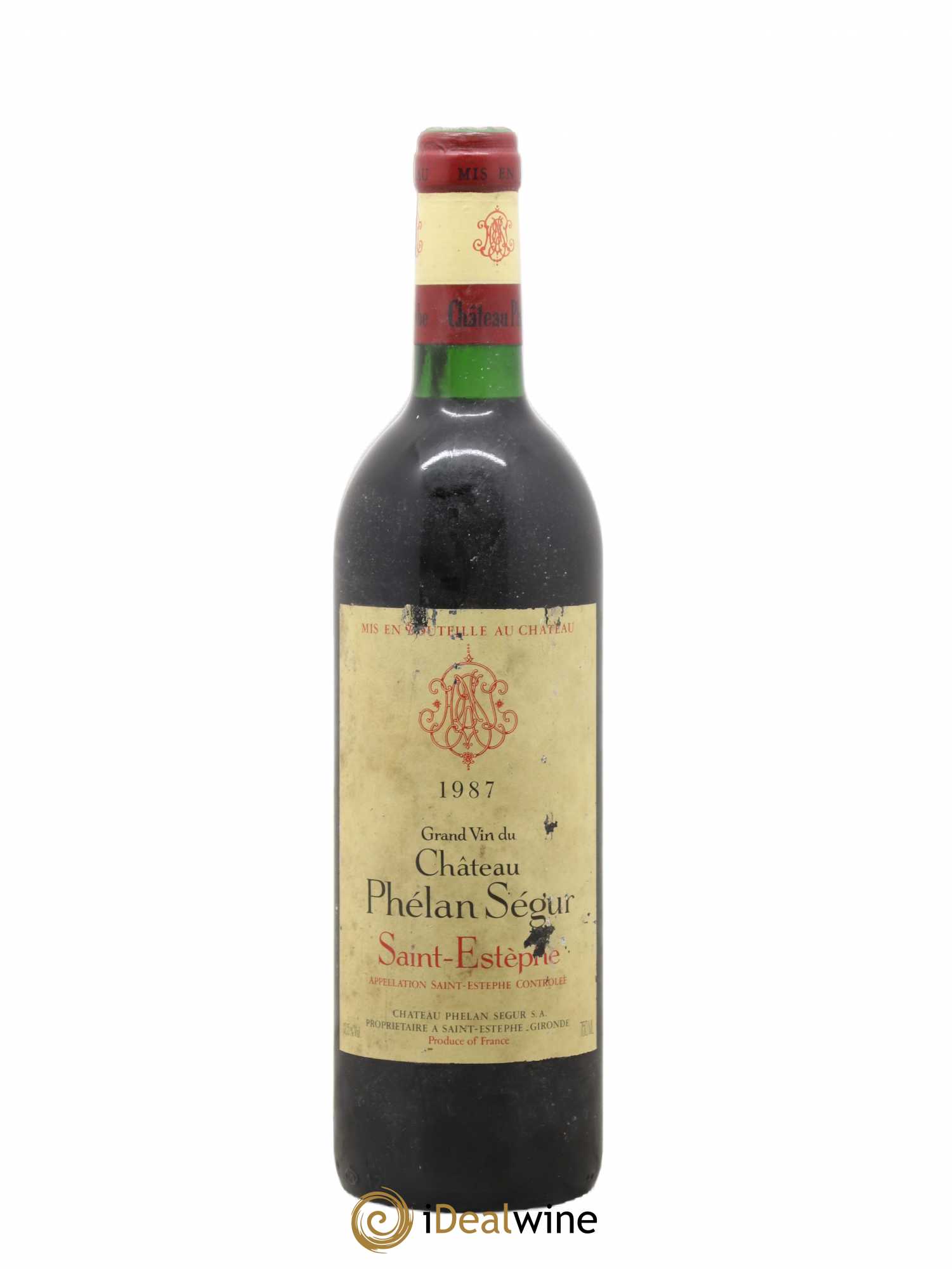 Château Phélan Ségur 1987 - Lot de 1 bouteille - 0