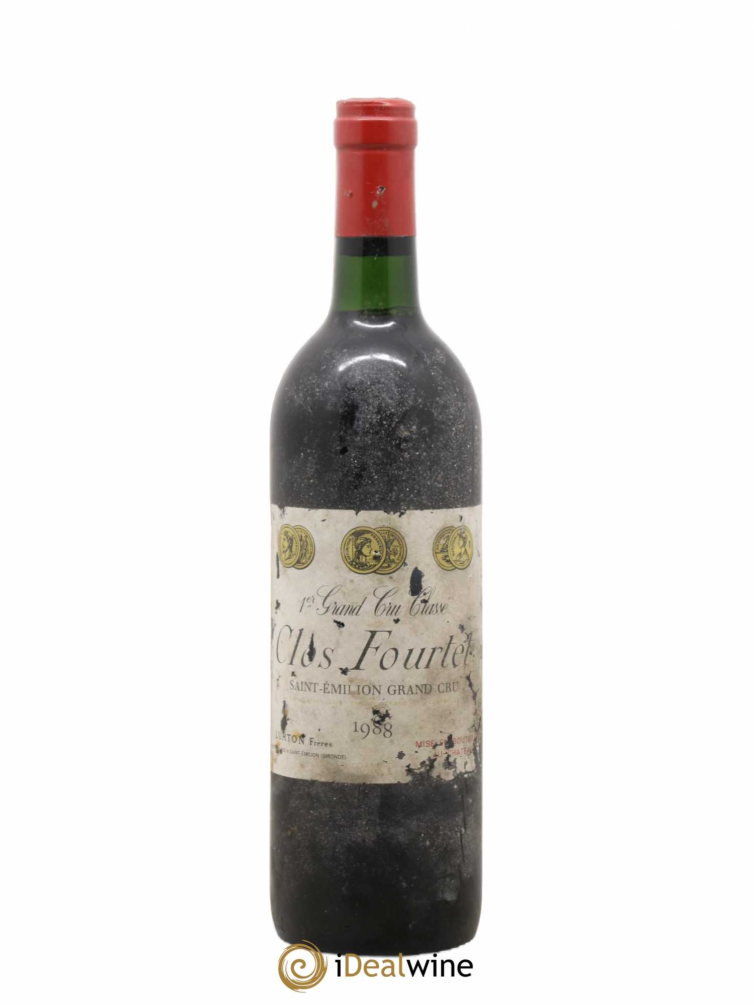 Clos Fourtet 1er Grand Cru Classé B 1988 - Lot de 1 bouteille - 0