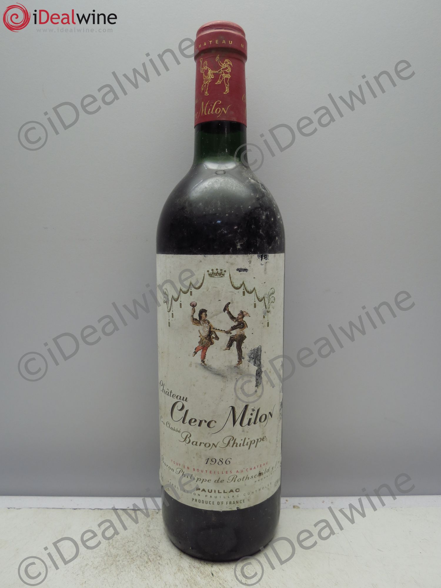 Château Clerc Milon 5ème Grand Cru Classé 1986 - Lot de 1 bouteille - 0