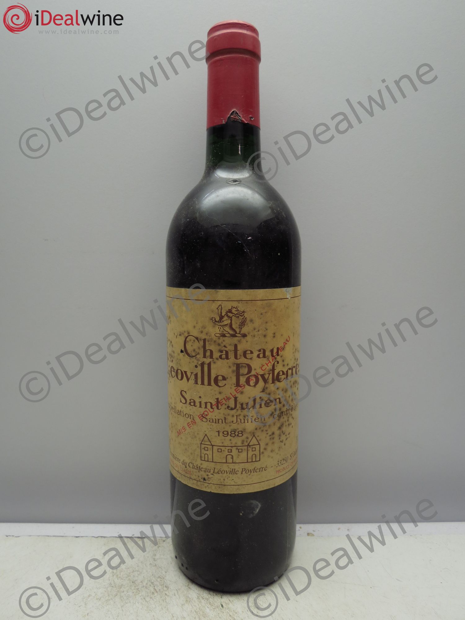 Château Léoville Poyferré 2ème Grand Cru Classé 1988 - Lot de 1 bouteille - 0