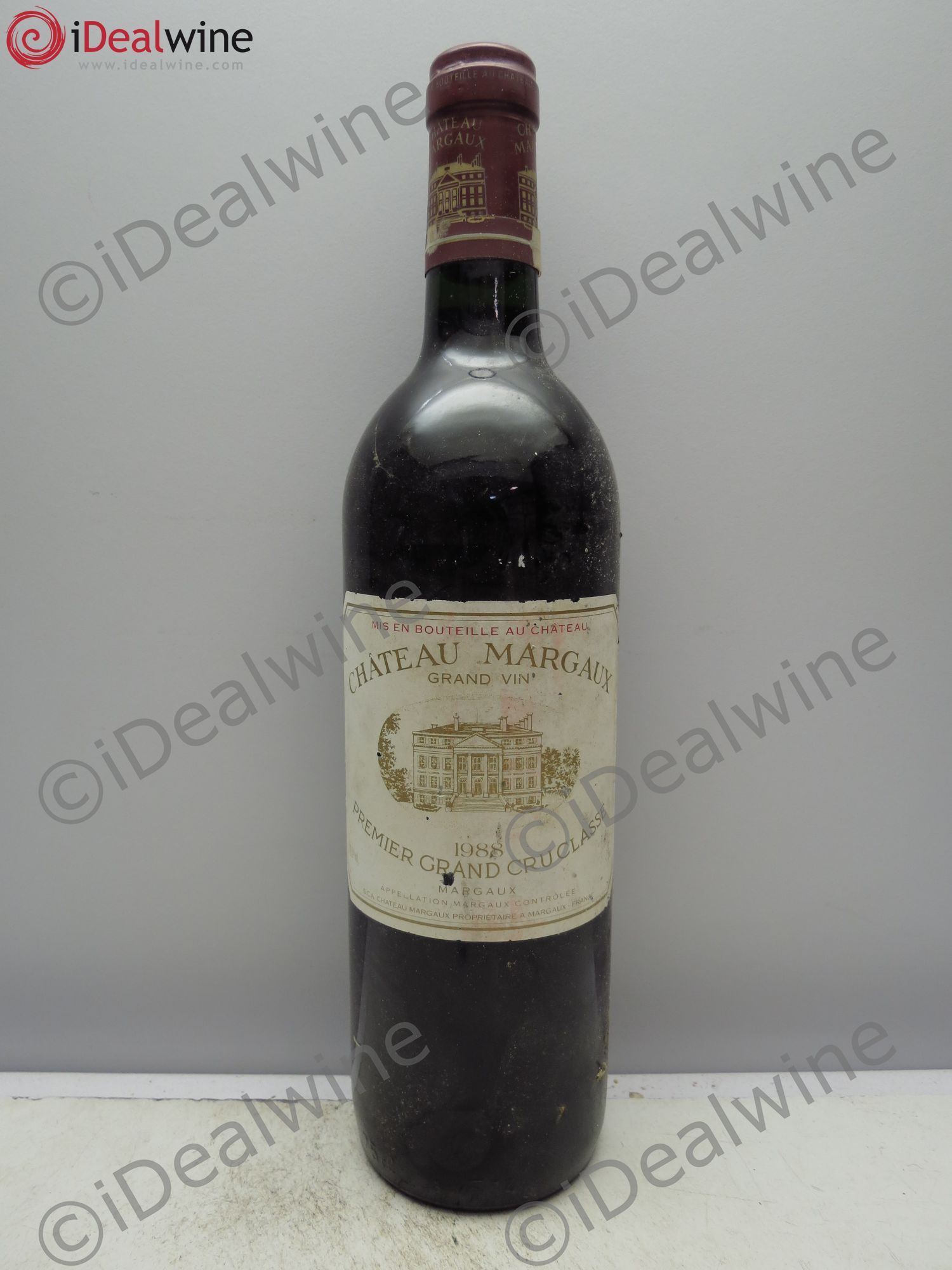 Château Margaux 1er Grand Cru Classé 1988 - Lot de 1 bouteille - 0