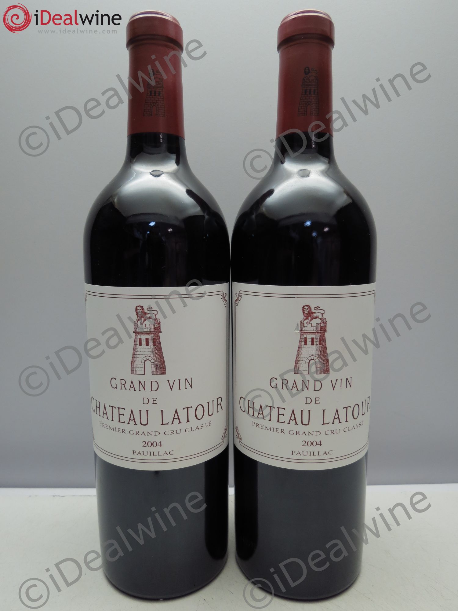 Château Latour 1er Grand Cru Classé 2004 - Lot de 2 bouteilles - 0