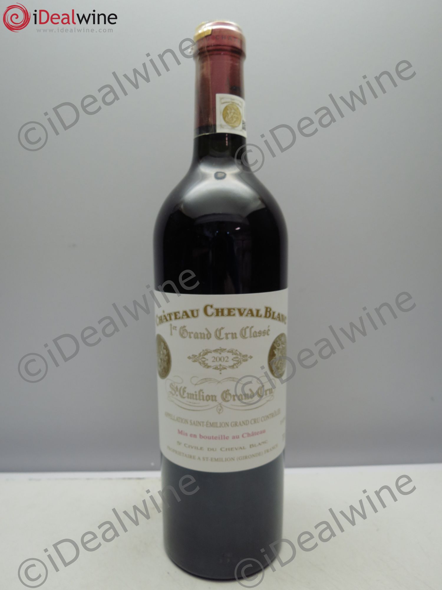 Château Cheval Blanc 1er Grand Cru Classé A 2002 - Lot de 1 bouteille - 0