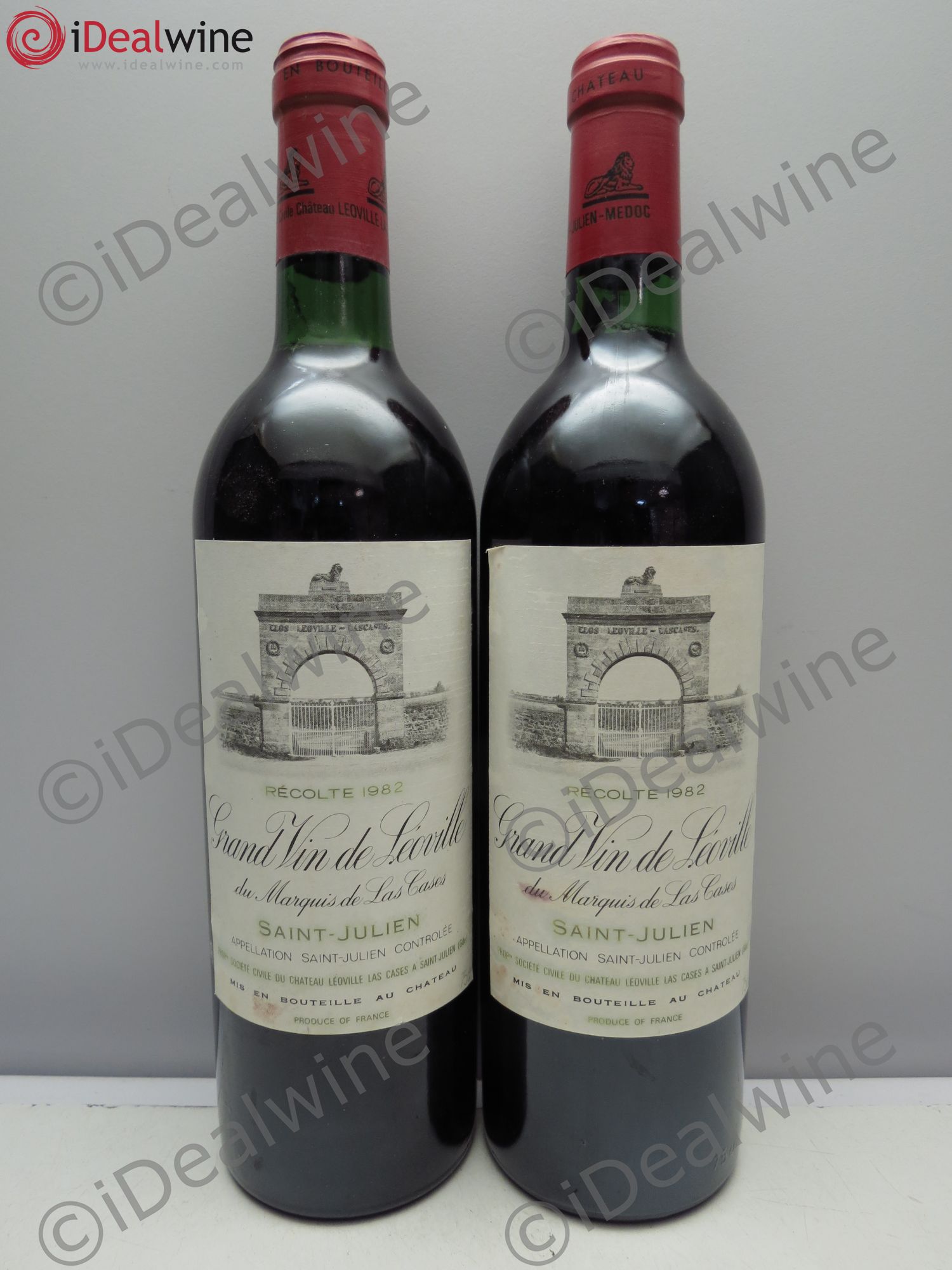 Château Léoville Las Cases 2ème Grand Cru Classé 1982 - Lot de 2 bouteilles - 0
