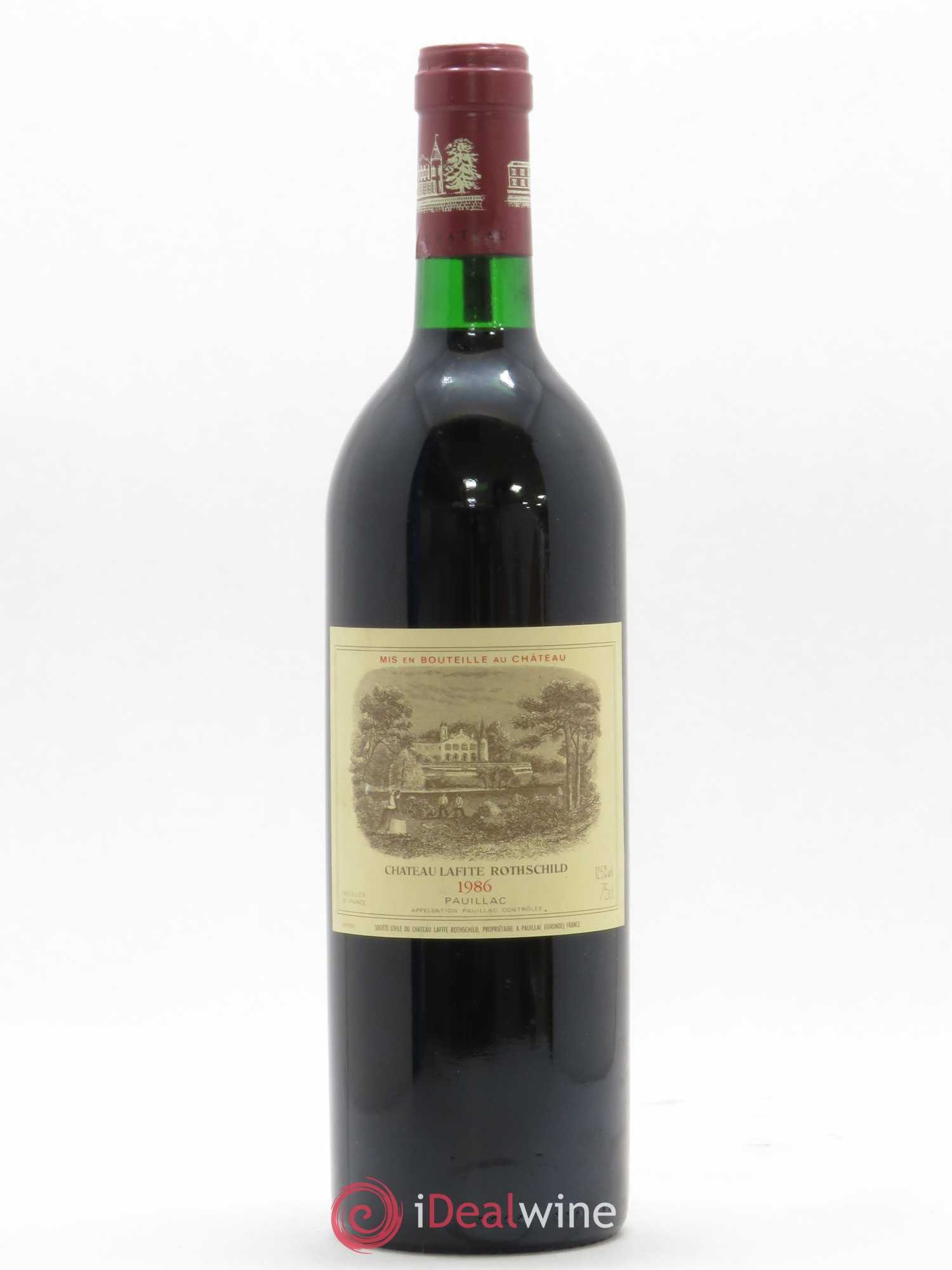 Château Lafite Rothschild 1er Grand Cru Classé 1986 - Lot de 1 bouteille - 0