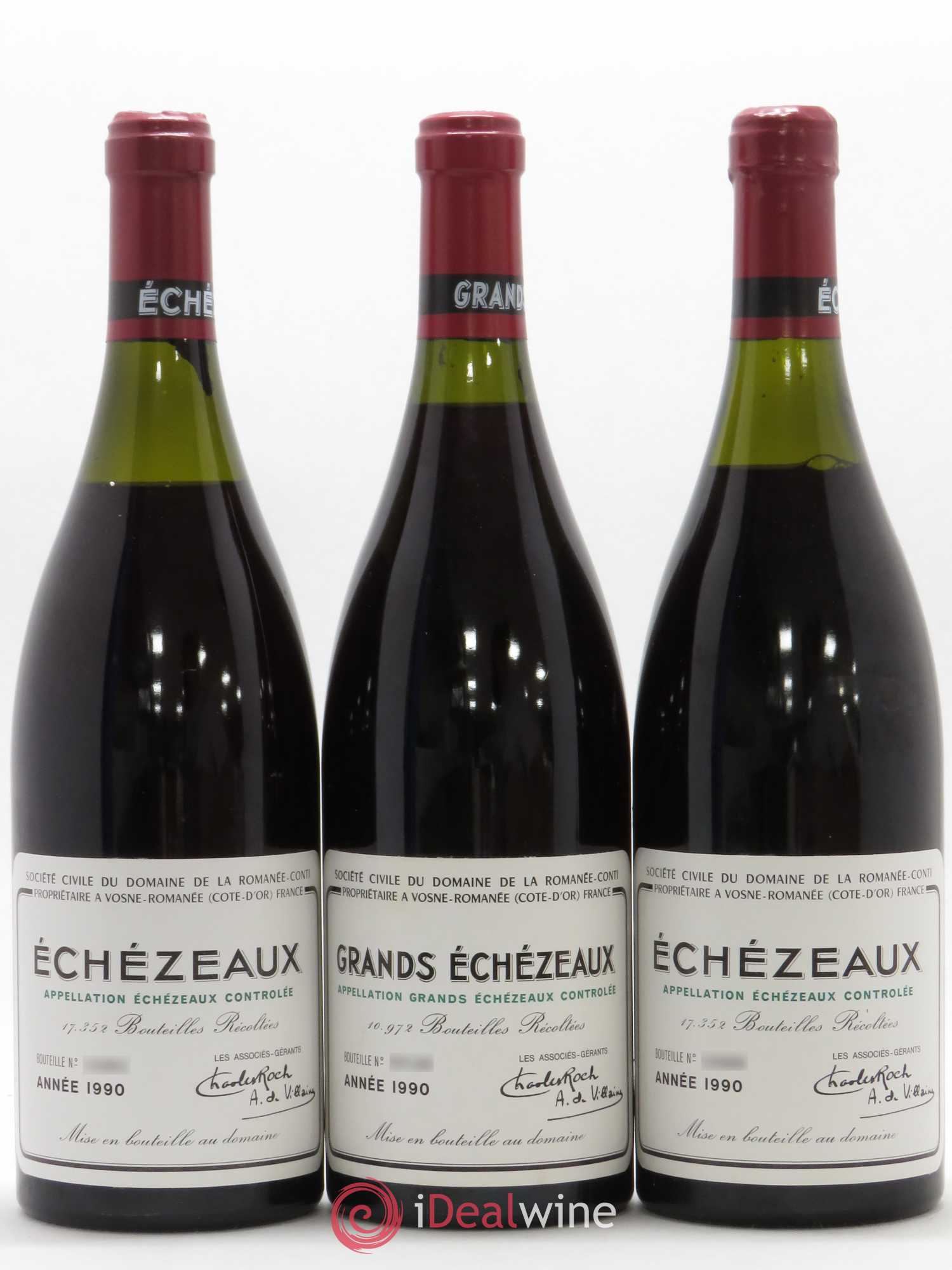 Assortiment 1990 du Domaine de la Romanée-Conti Domaine de la Romanée-Conti 1990 - Lotto di 12 bottiglie - 3