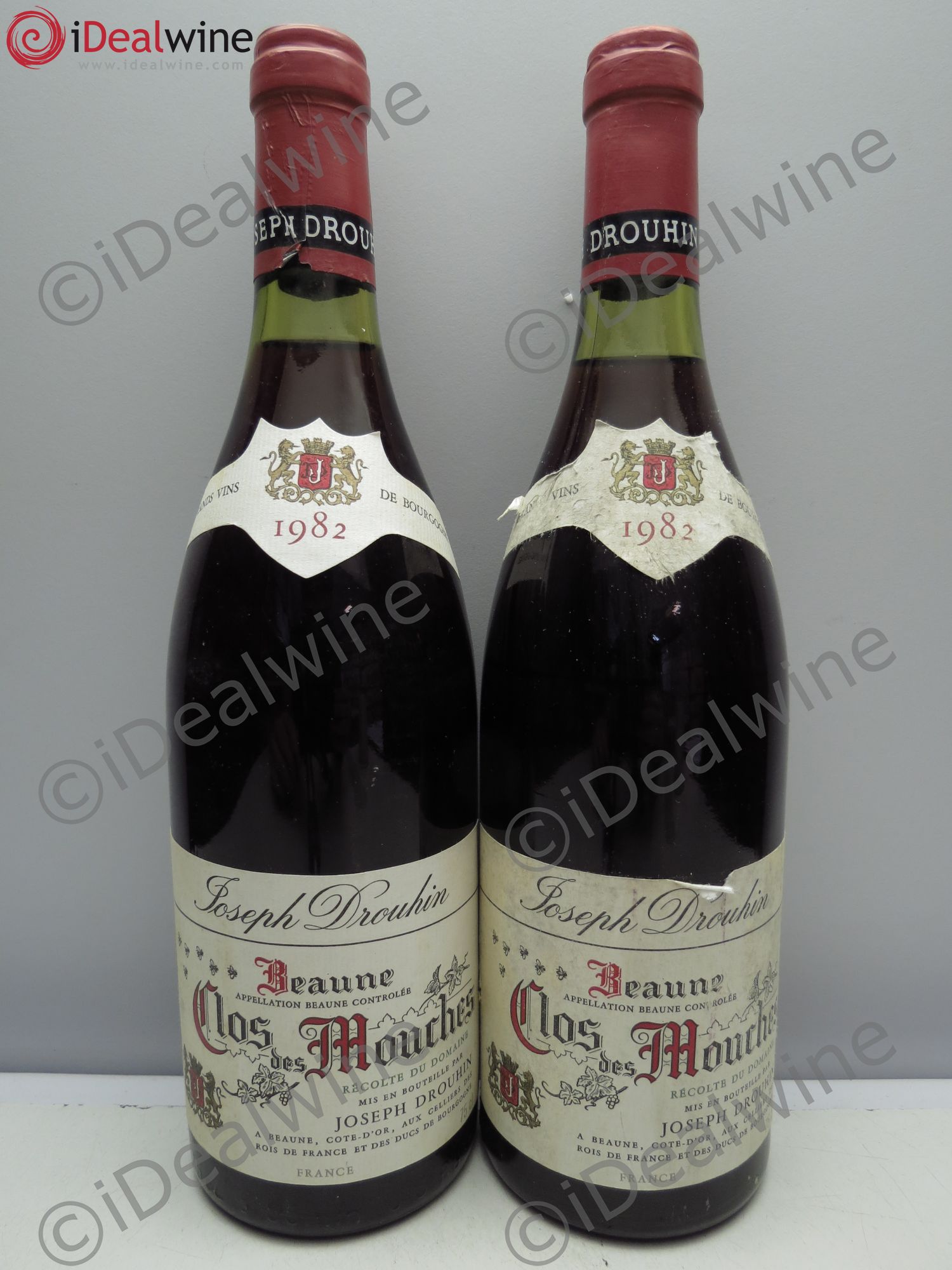 Beaune 1er Cru Clos des Mouches Joseph Drouhin 1982 - Lot de 2 bouteilles - 0