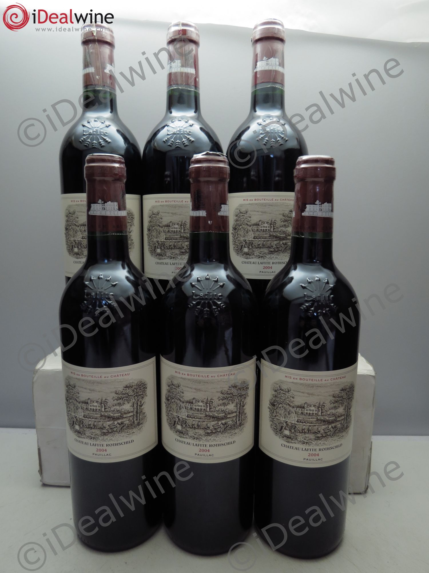 Château Lafite Rothschild 1er Grand Cru Classé 2004 - Lot de 6 bouteilles - 0