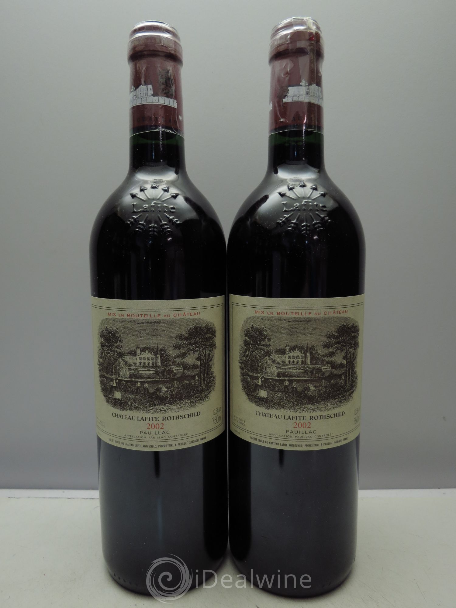 Château Lafite Rothschild 1er Grand Cru Classé 2002 - Lot de 6 bouteilles - 1