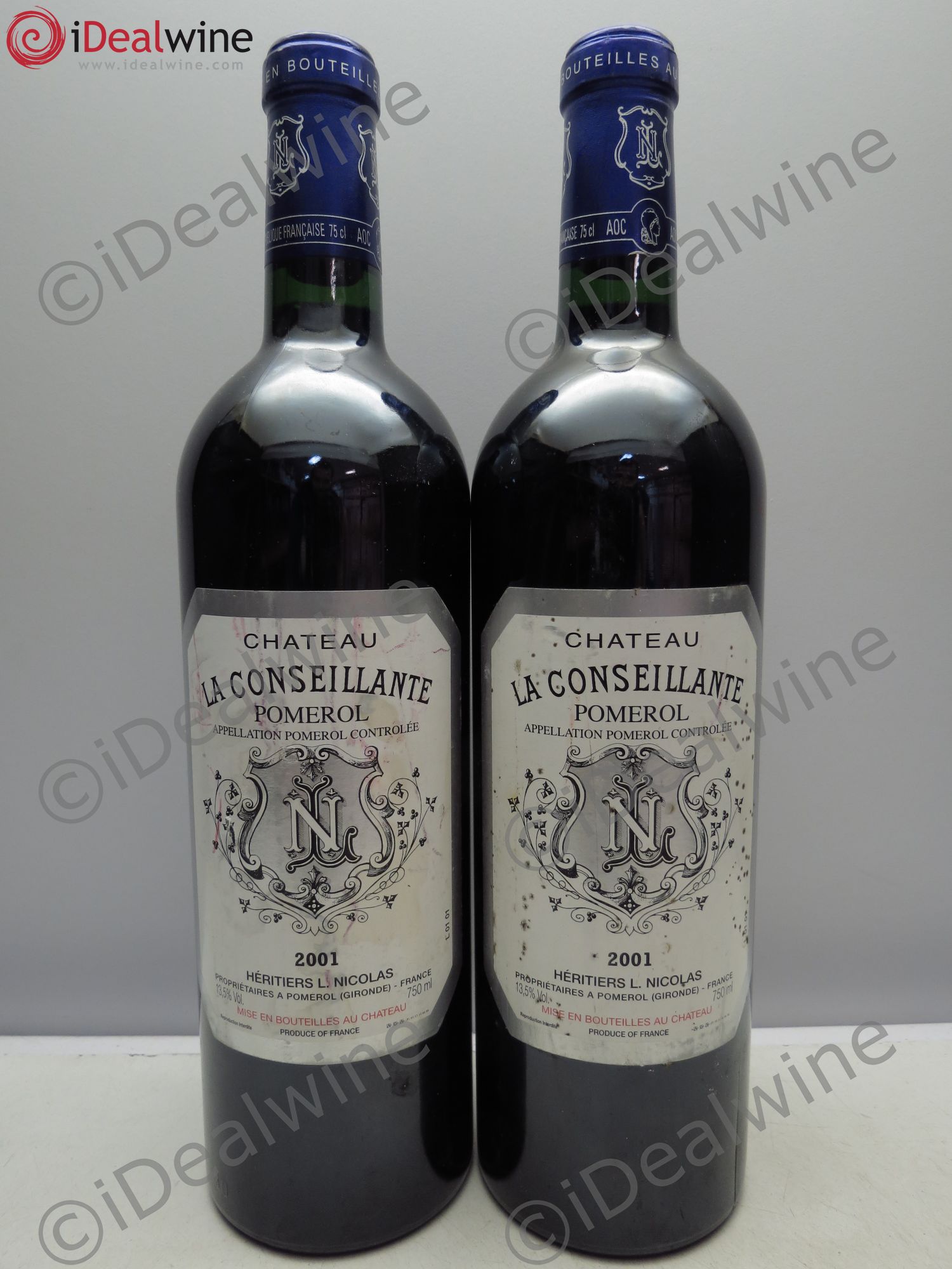 Château la Conseillante 2001 - Lot de 2 bouteilles - 0