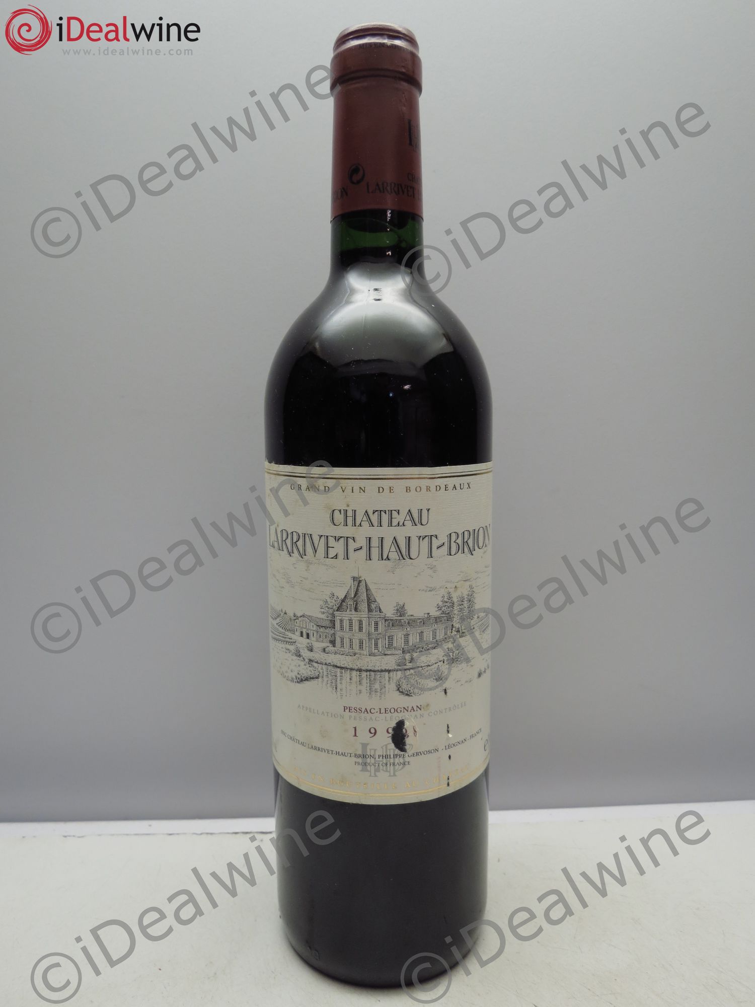 Château Larrivet Haut-Brion 1998 - Lot de 1 bouteille - 0