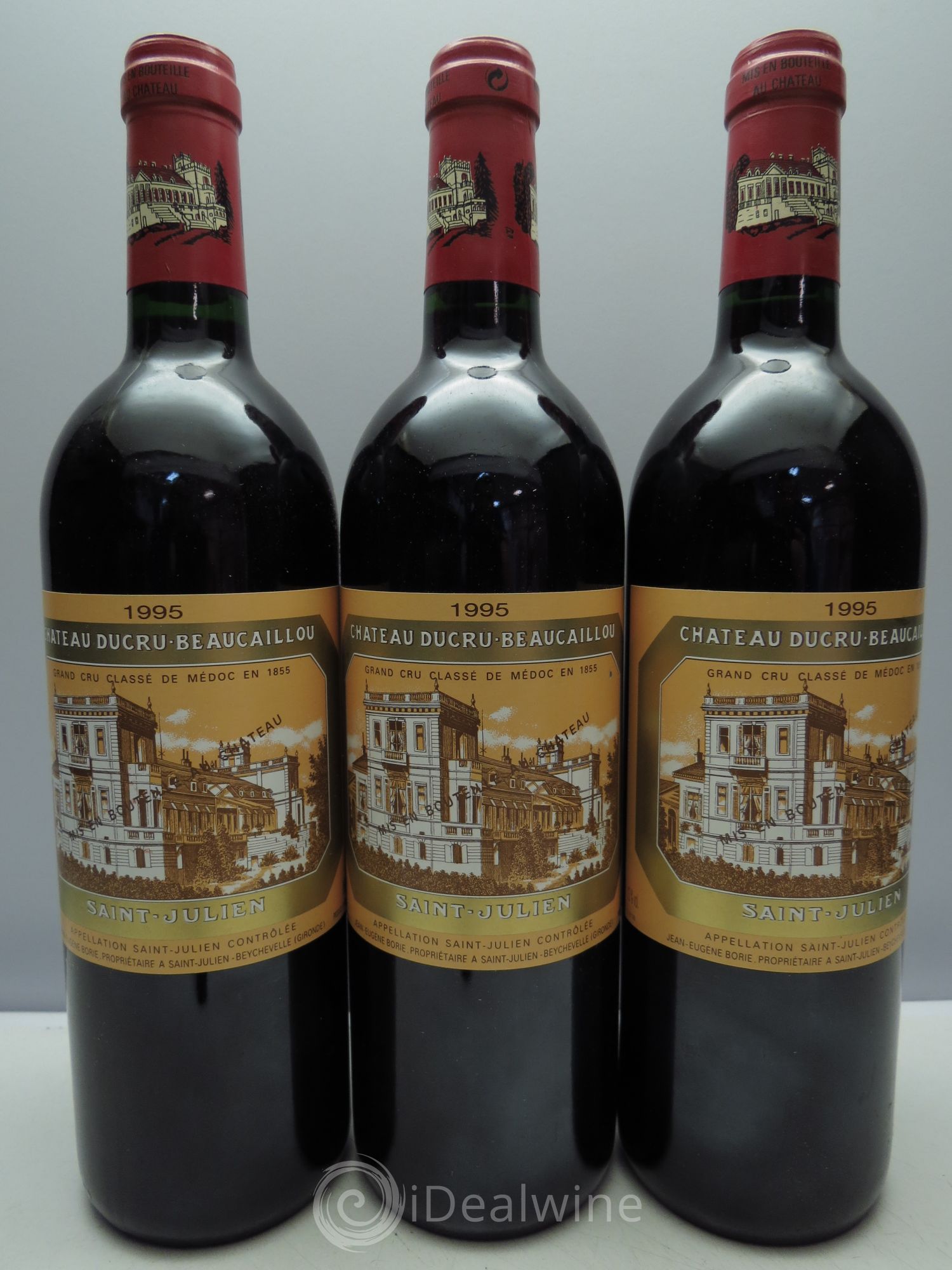 Château Ducru Beaucaillou 2ème Grand Cru Classé 1995 - Lot de 3 bouteilles - 0