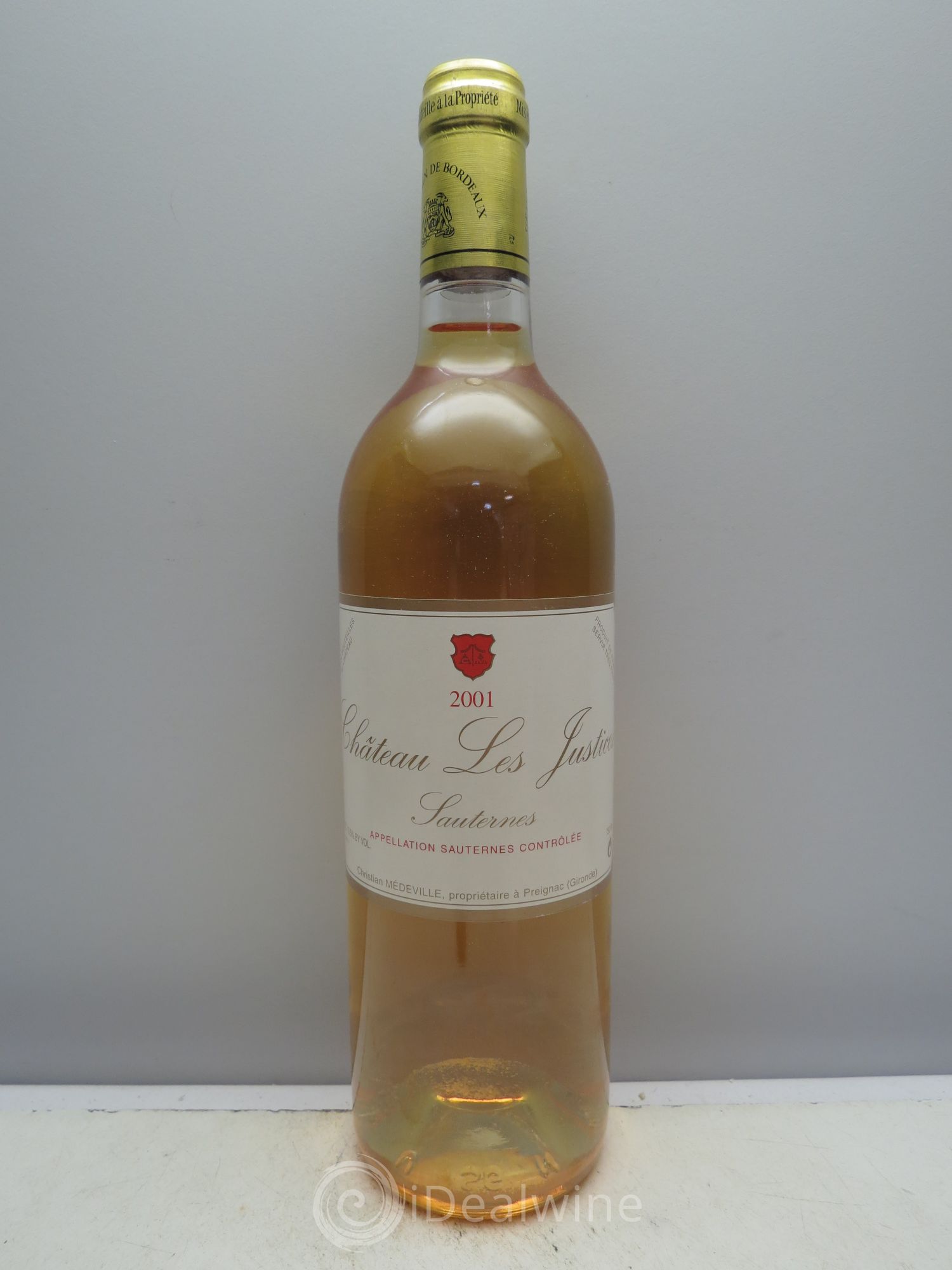 Château les Justices Cru Bourgeois 2001 - Lotto di 1 bottiglia - 0