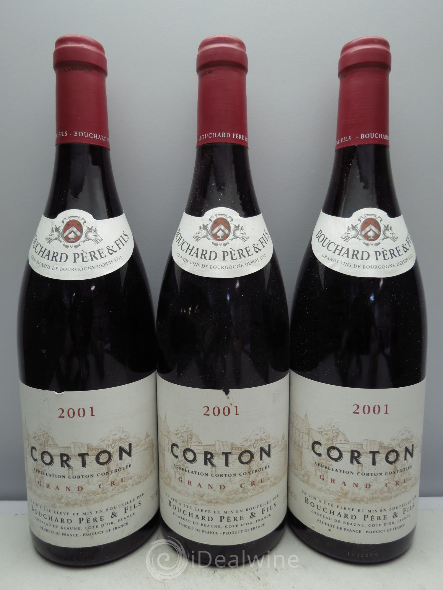 Corton Grand Cru 2001 - Lot de 3 bouteilles - 0