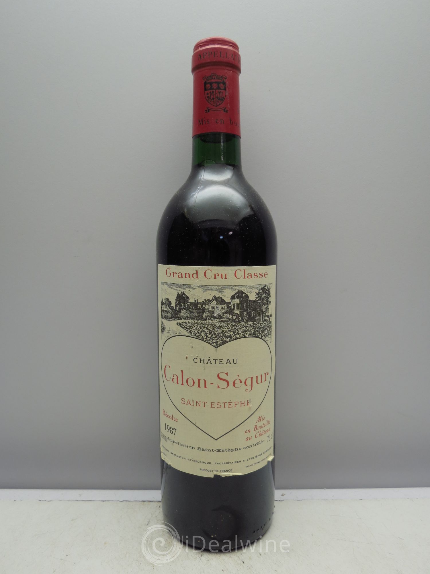 Château Calon Ségur 3ème Grand Cru Classé 1987 - Lot de 1 bouteille - 0