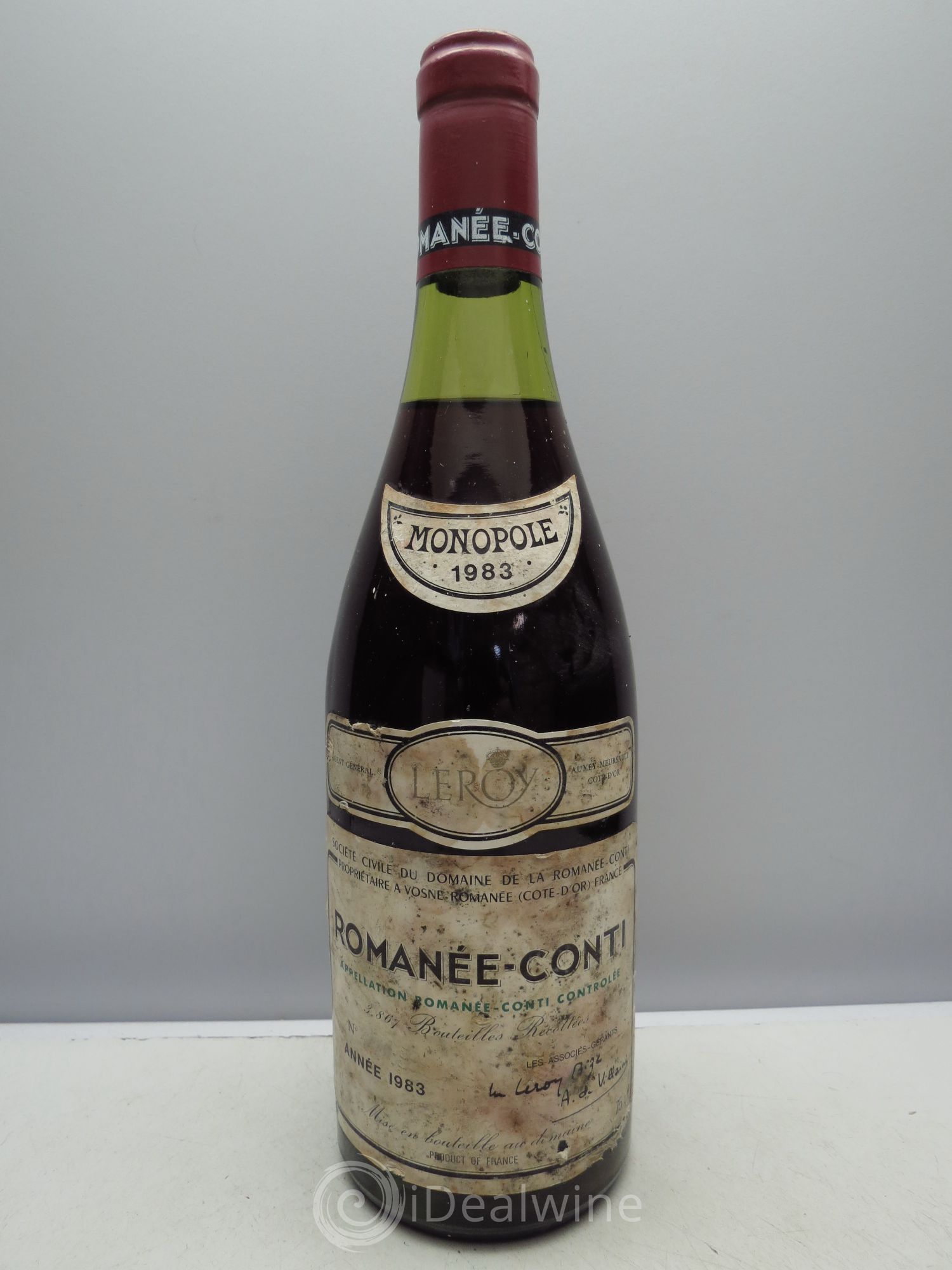 Buy Romanée-Conti Grand Cru Domaine de la Romanée-Conti 1983 (lot
