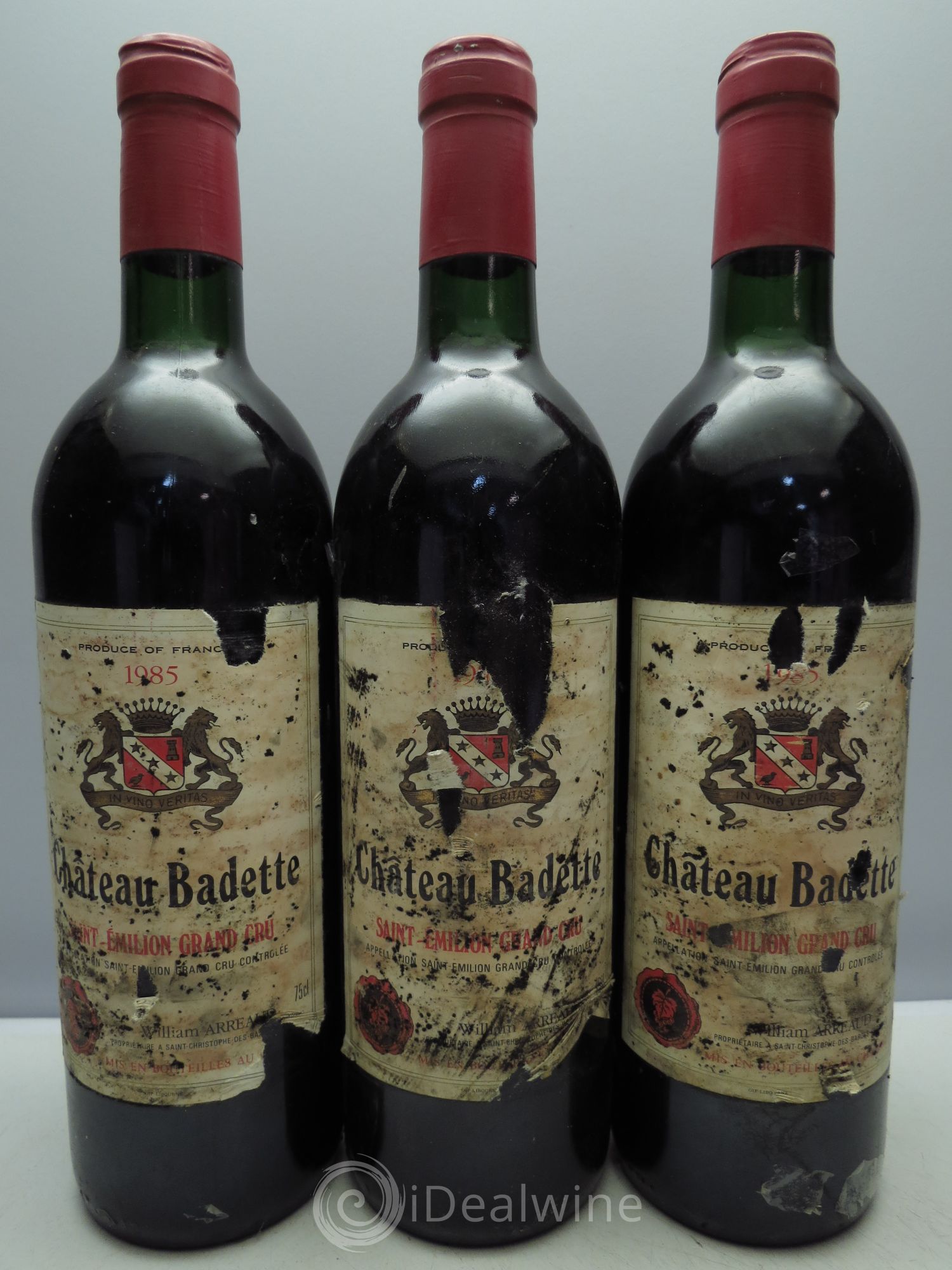 Saint-Émilion Château Babette 1985 - Posten von 3 Flaschen - 0