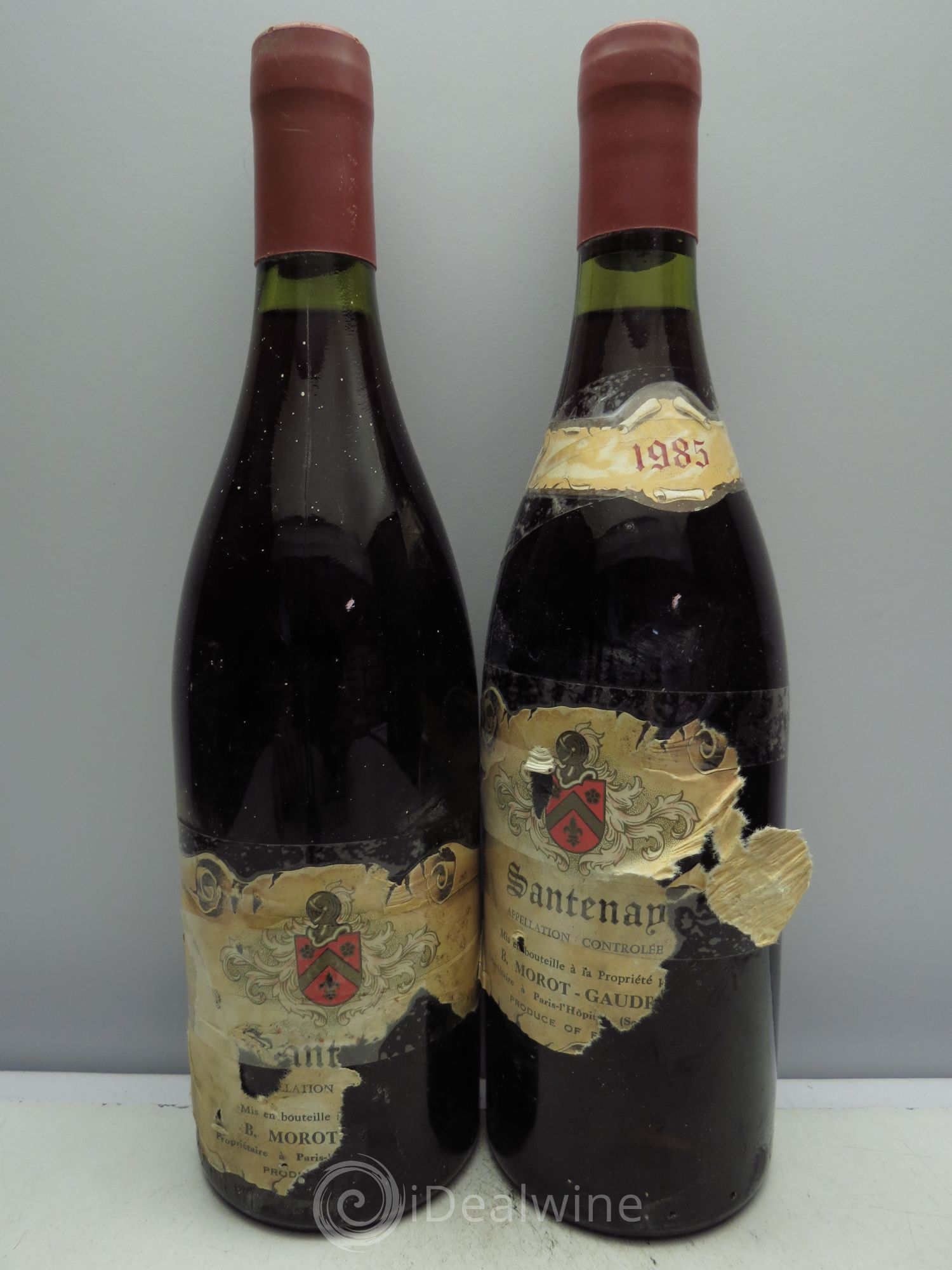 Santenay Domaine Morot (étiq.scotchées) 1985 - Posten von 2 Flaschen - 0