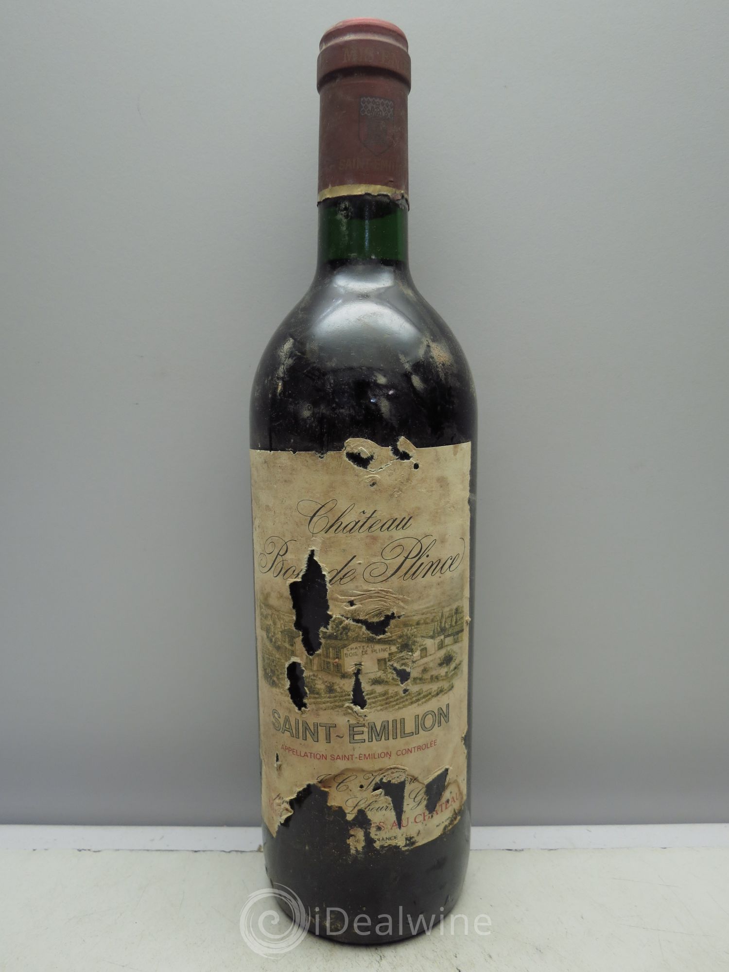 Saint-Émilion Château Bois de Plince (2 mill.ill) 1986 - Posten von 6 Flaschen - 0