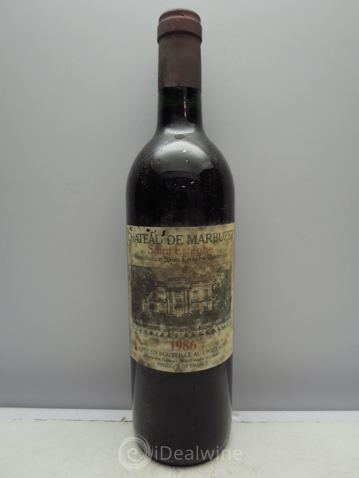 Château de Marbuzet Cru Bourgeois 1986 - Lot de 1 bouteille - 0