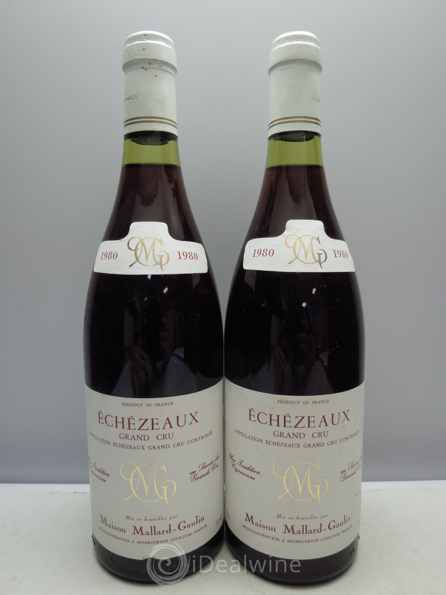 Echezeaux Grand Cru Mallard-Gaulin 1980 - Lot de 2 bouteilles - 0