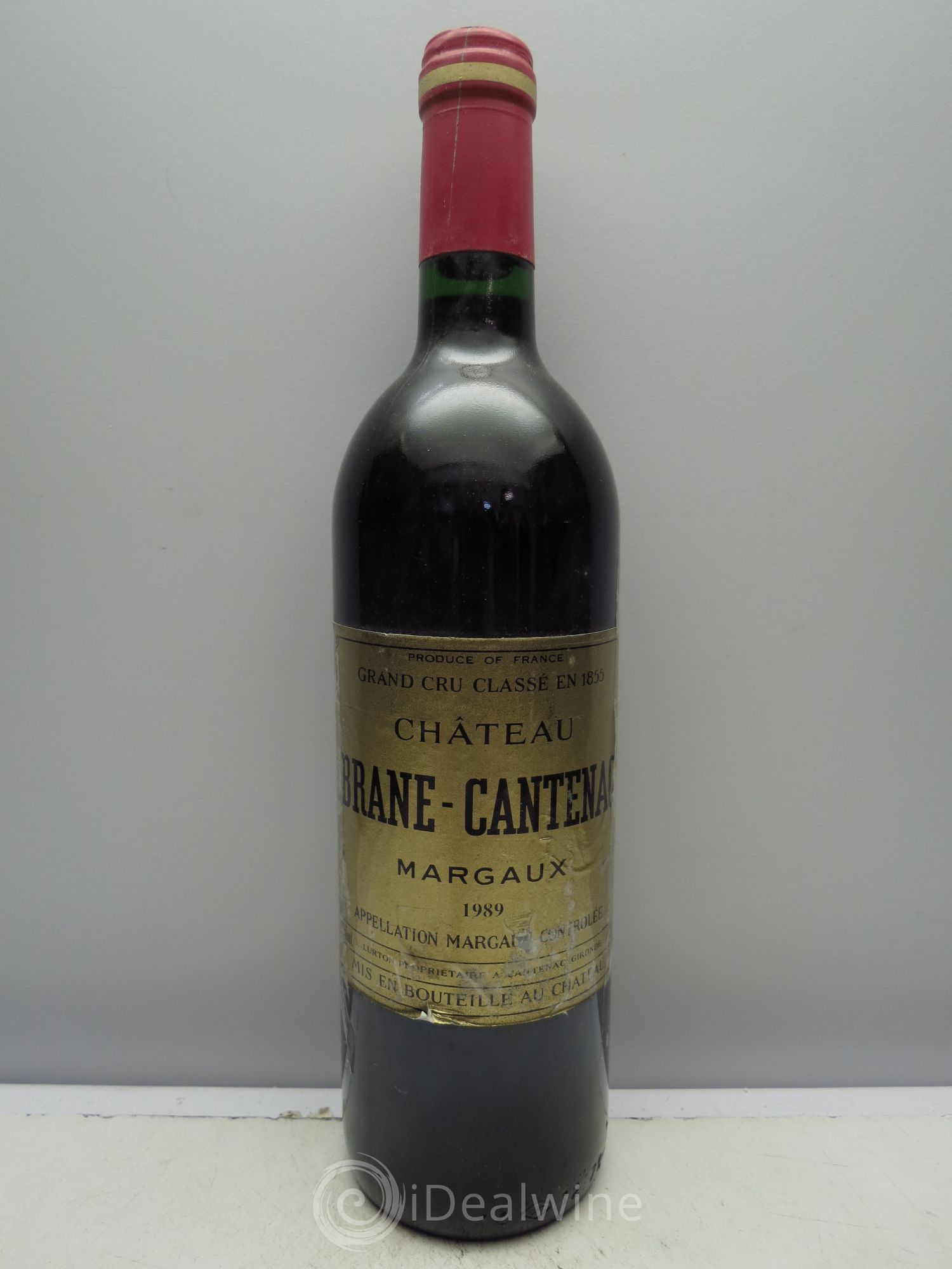 Château Brane Cantenac 2ème Grand Cru Classé (5 étiq.scotchées) 1989 - Lot de 6 bouteilles - 0
