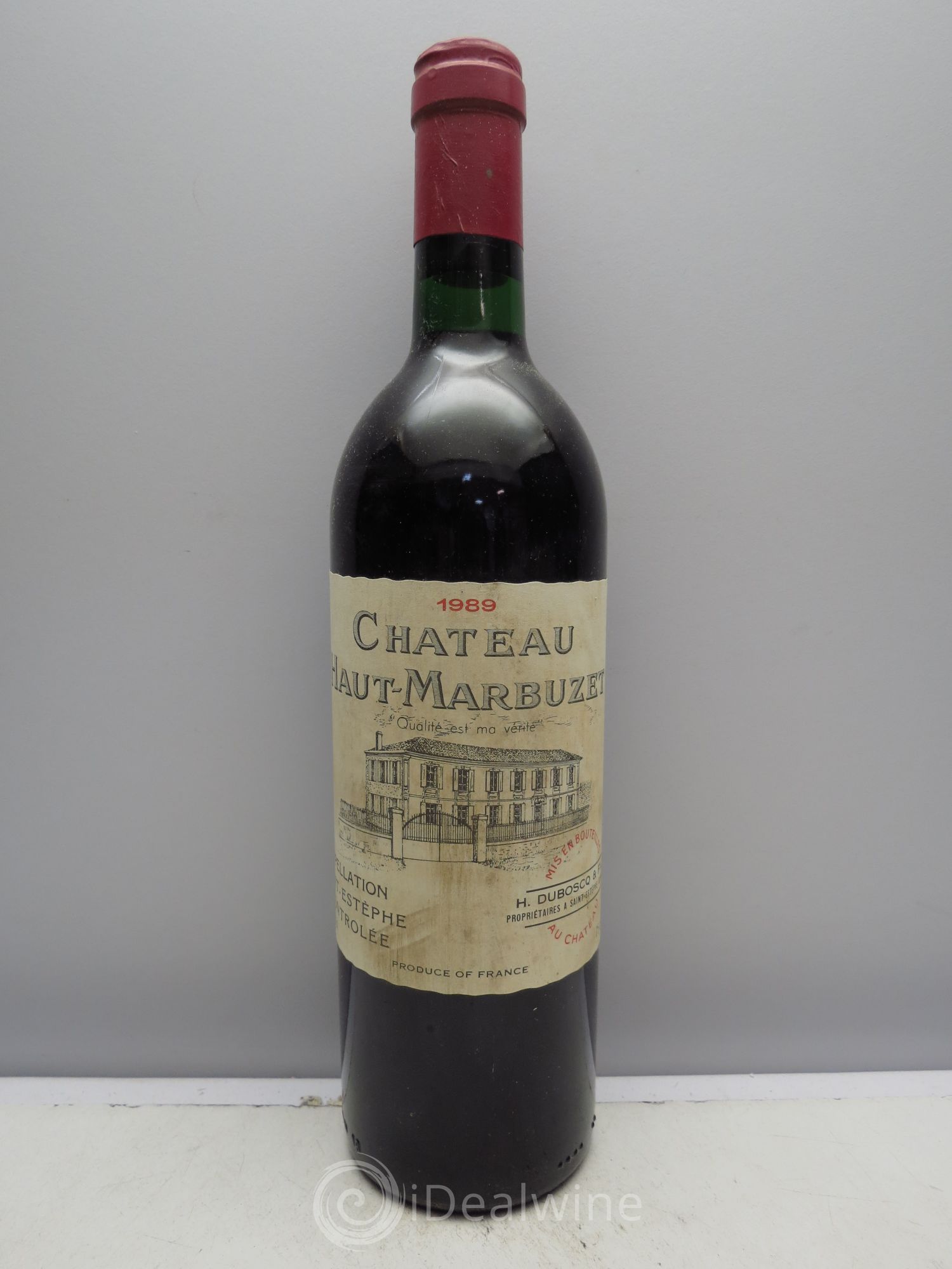 Château Haut Marbuzet (2étiq.scotchées) 1989 - Lot de 12 bouteilles - 0