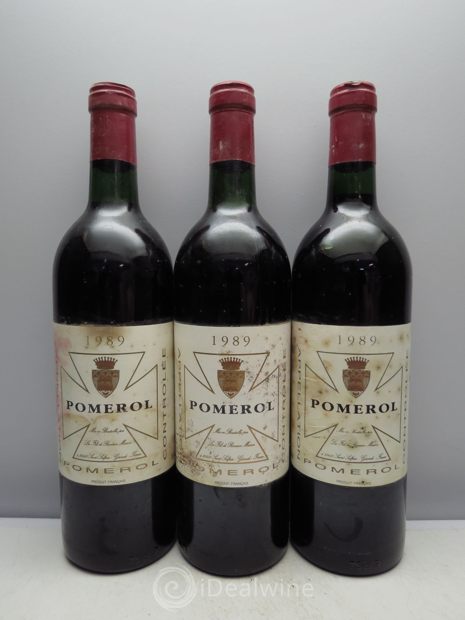 Pomerol Fils de Romain Maison 1989 - Posten von 3 Flaschen - 0
