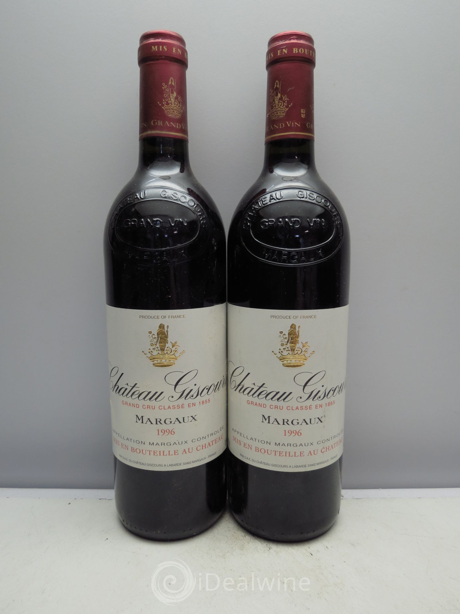 Château Giscours 3ème Grand Cru Classé 1996 - Lot de 2 bouteilles - 0