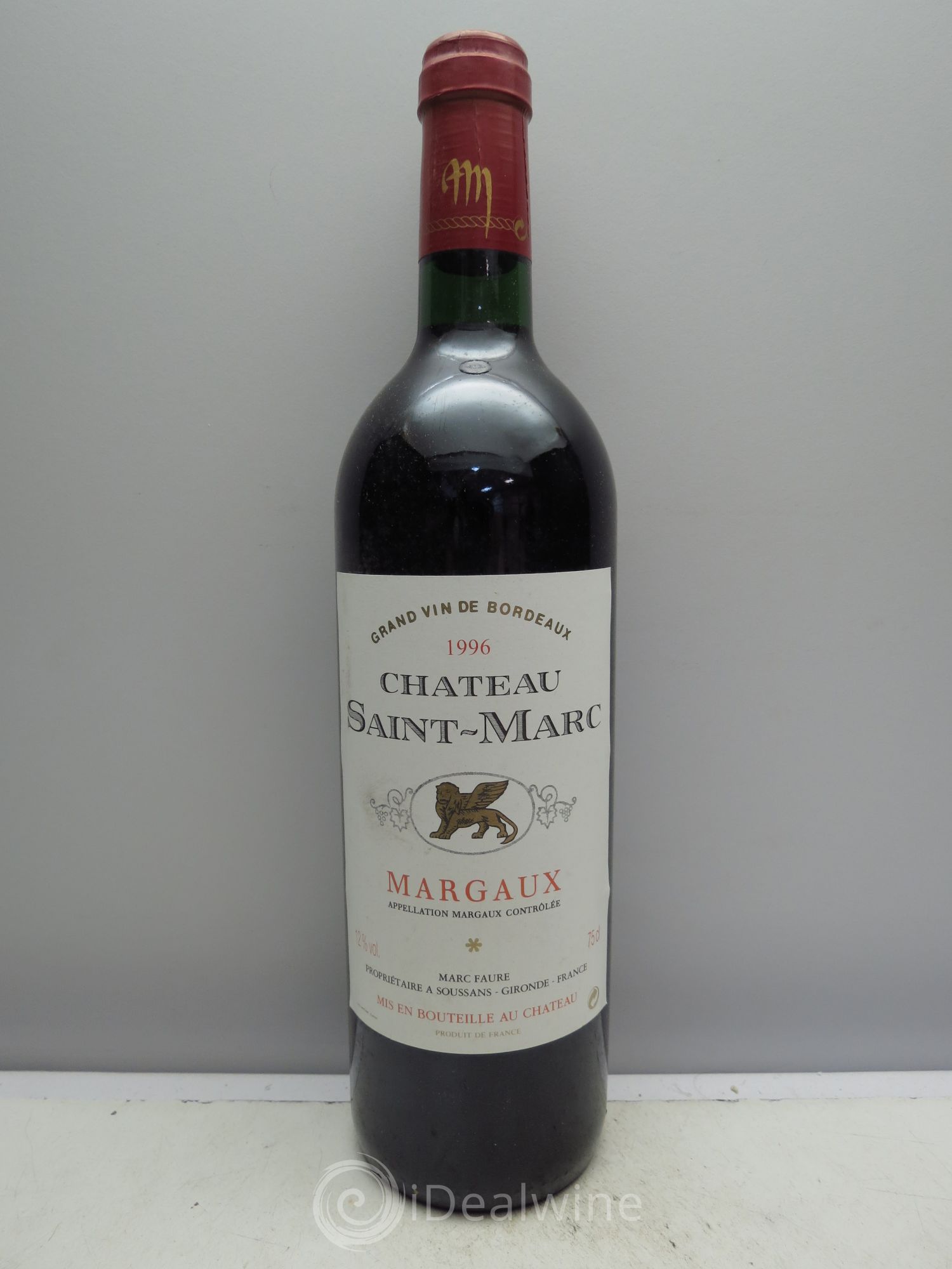 Bordeaux Château Saint-Marc Margaux 1996 - Posten von 1 Flasche - 0