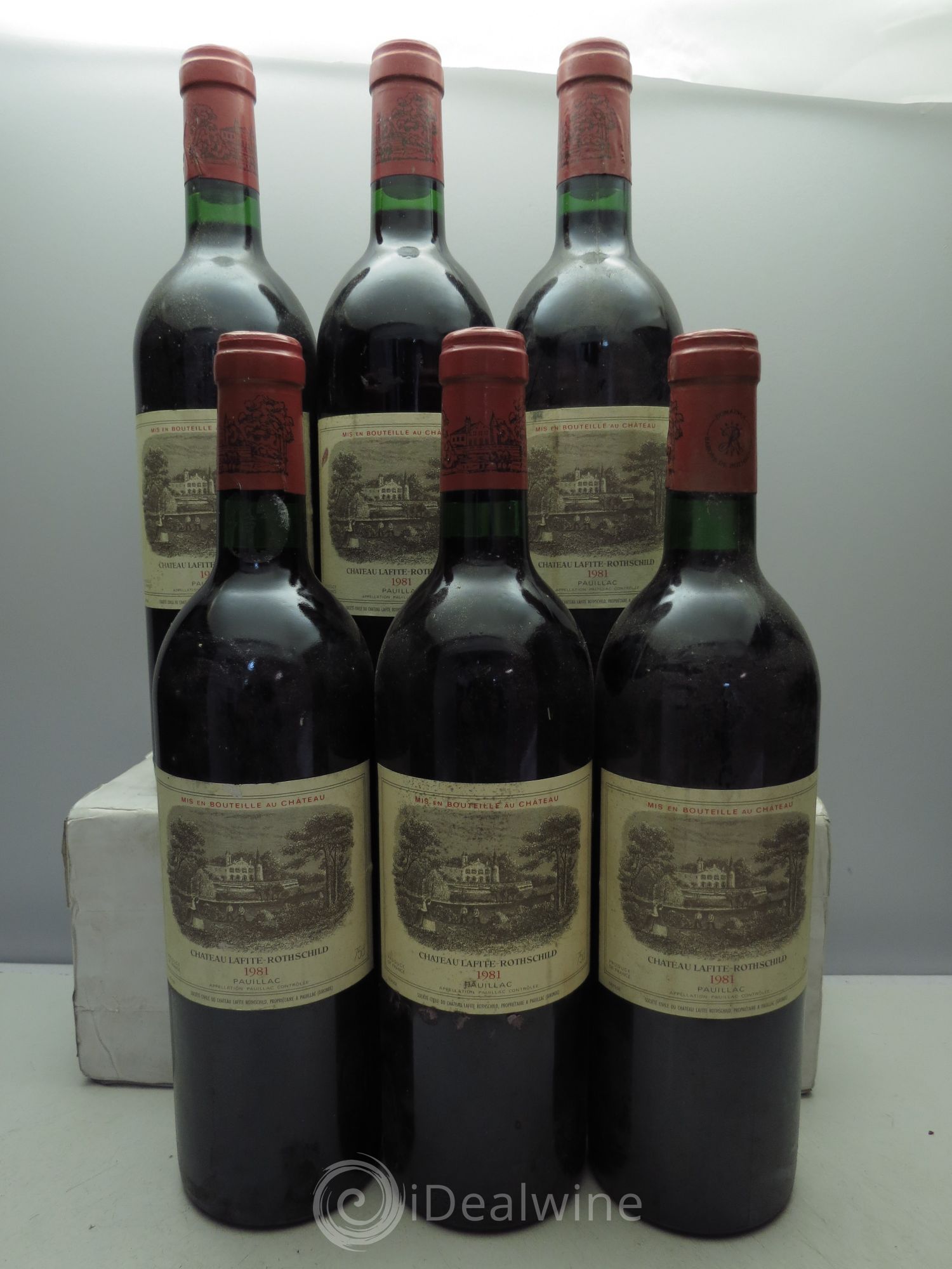 Château Lafite Rothschild 1er Grand Cru Classé 1981 - Lot de 6 bouteilles - 0