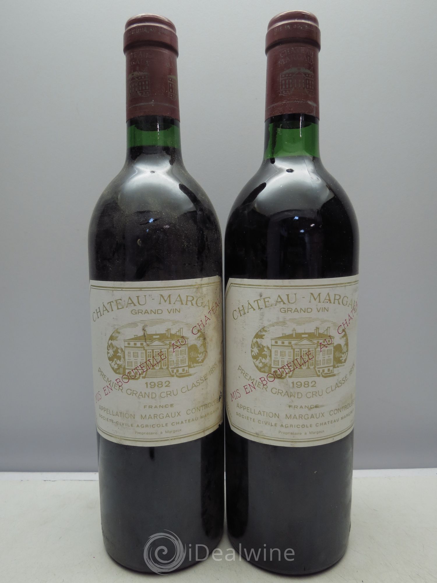 Château Margaux 1er Grand Cru Classé 1982 - Lot de 2 bouteilles - 0