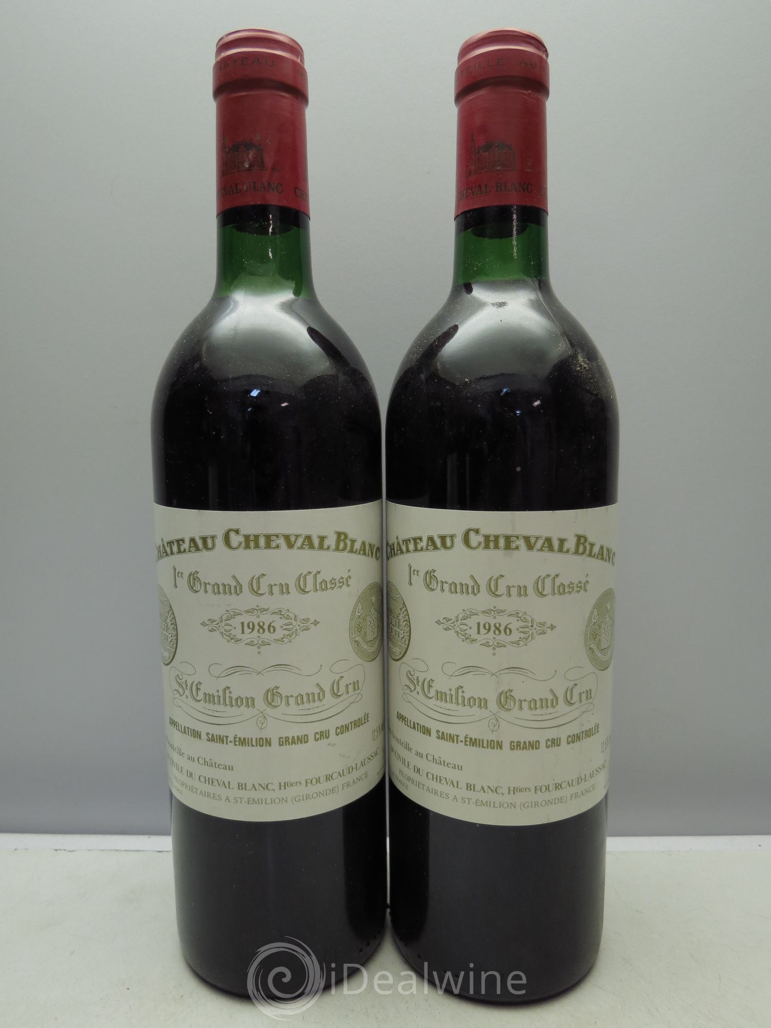Château Cheval Blanc 1er Grand Cru Classé A 1986 - Lot de 6 bouteilles - 1