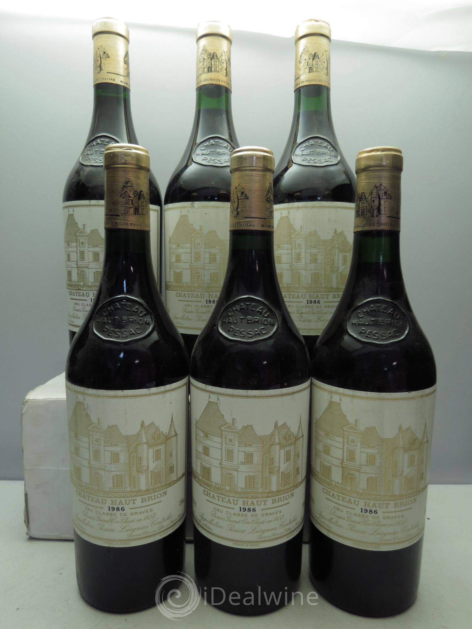 Château Haut Brion 1er Grand Cru Classé 1986 - Lot de 6 bouteilles - 0