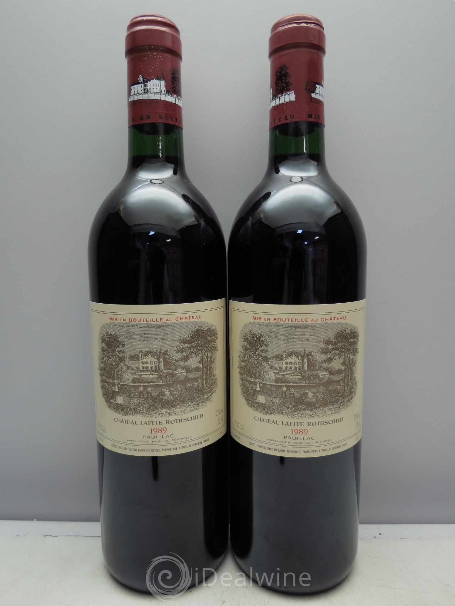 Château Lafite Rothschild 1er Grand Cru Classé 1989 - Lot de 12 bouteilles - 1