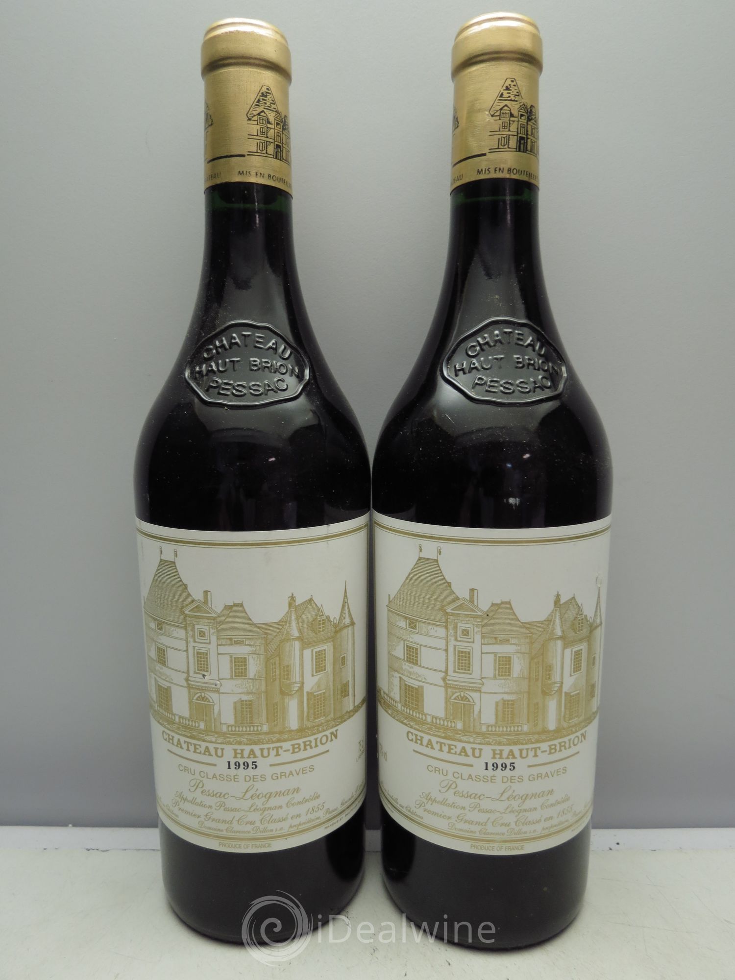 Château Haut Brion 1er Grand Cru Classé 1995 - Lot de 2 bouteilles - 0