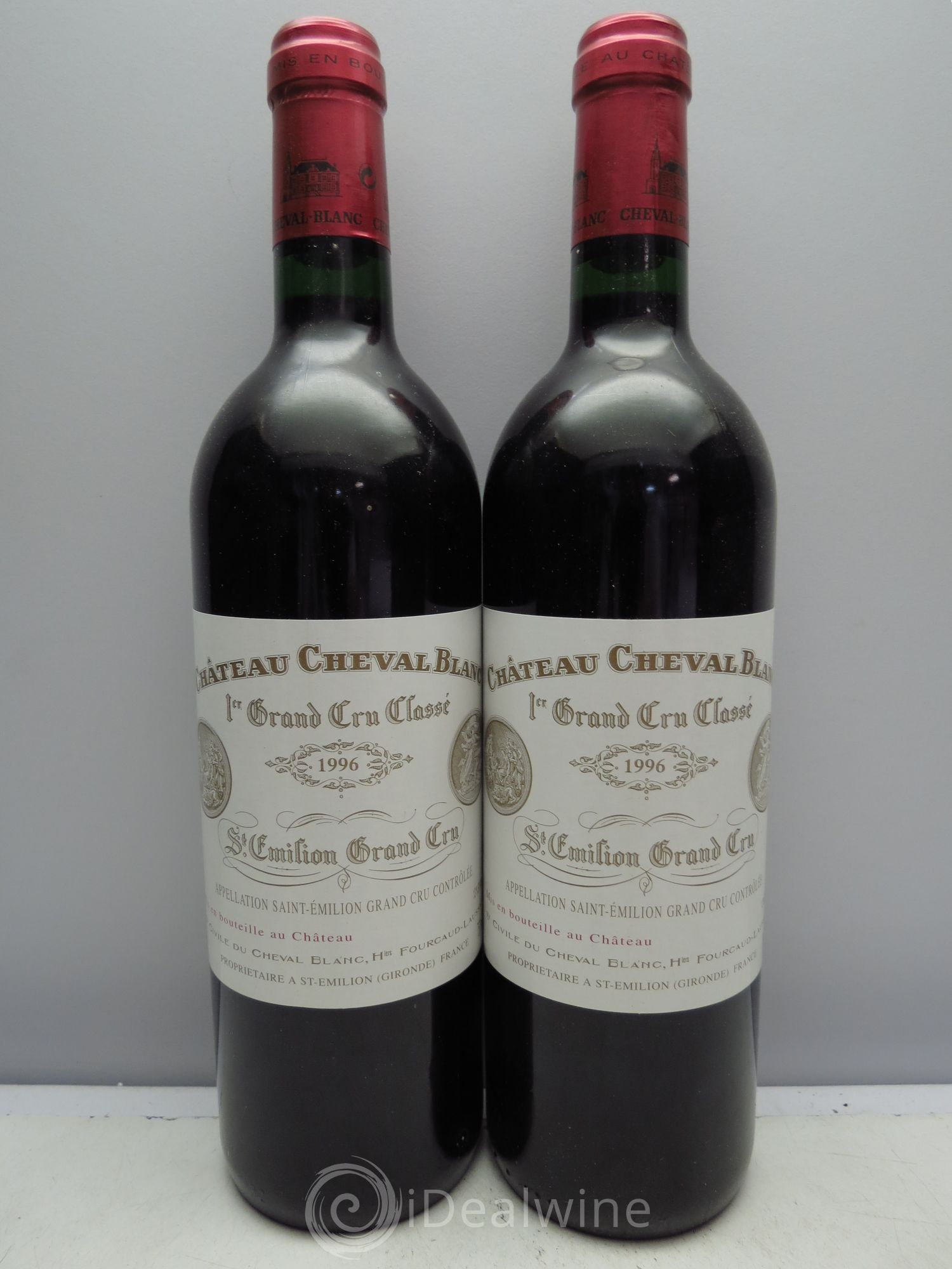 Château Cheval Blanc 1er Grand Cru Classé A 1996 - Lot de 6 bouteilles - 1