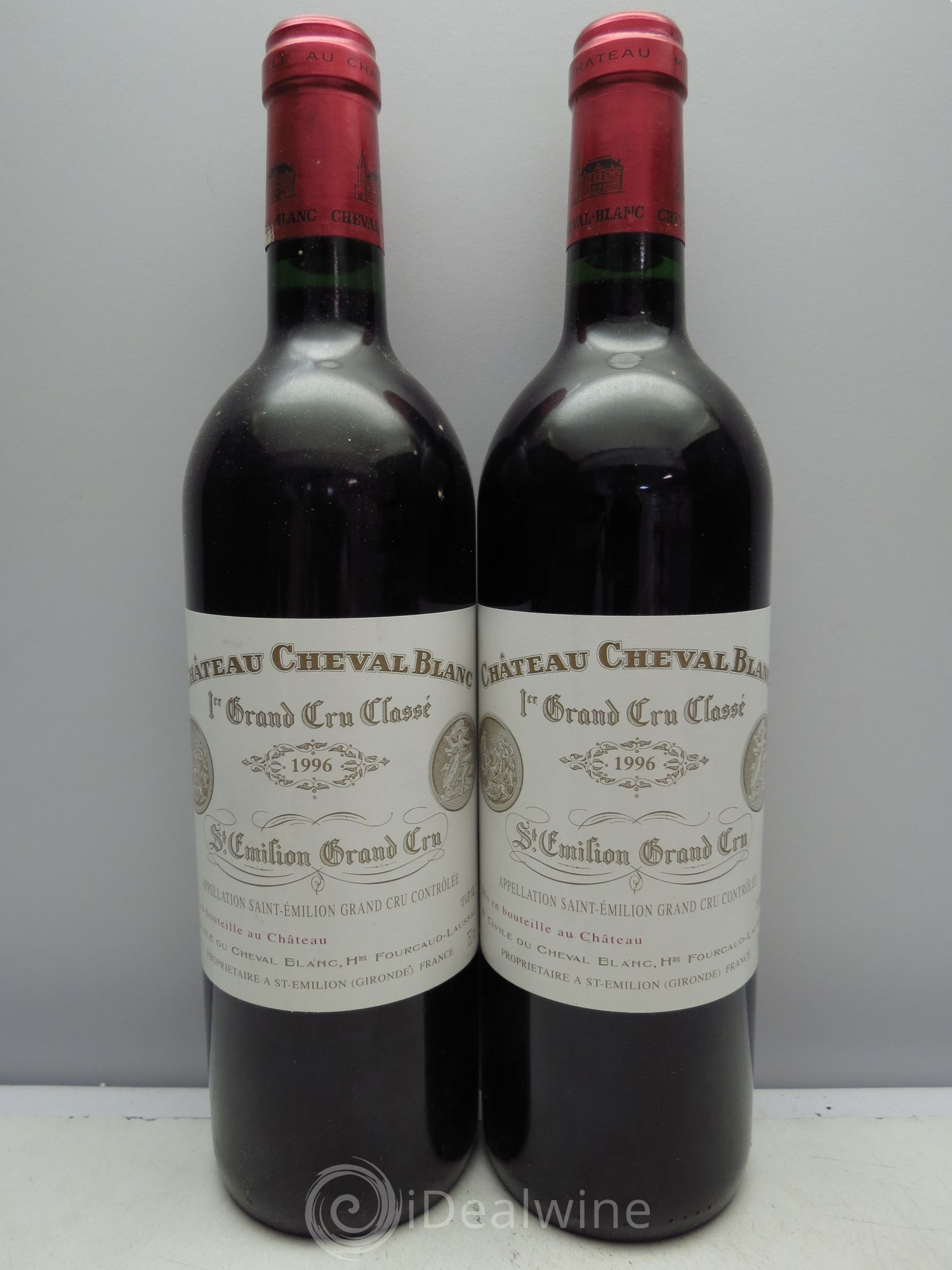 Château Cheval Blanc 1er Grand Cru Classé A 1996 - Lot de 6 bouteilles - 3