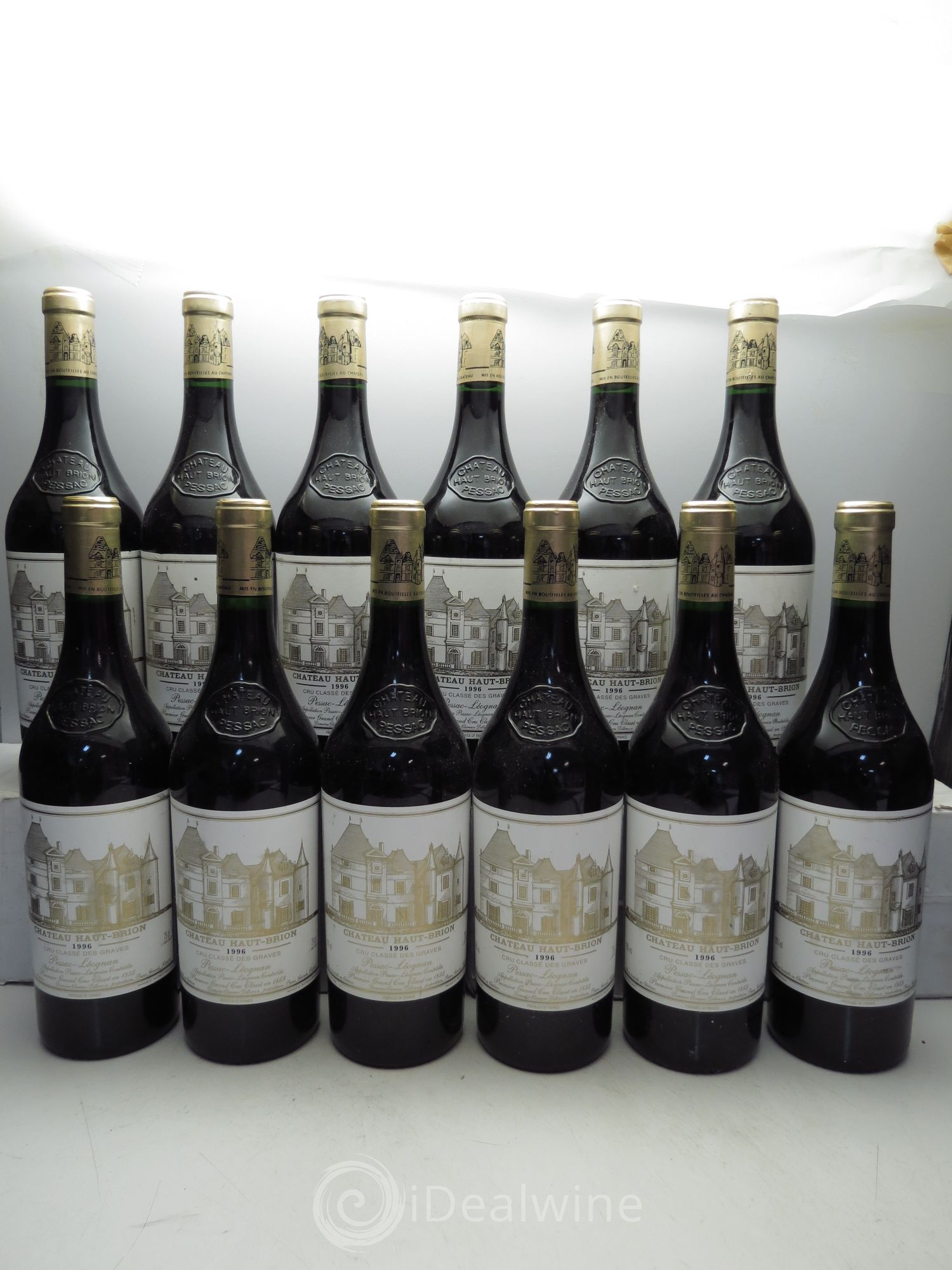 Château Haut Brion 1er Grand Cru Classé 1996 - Lot de 12 bouteilles - 0
