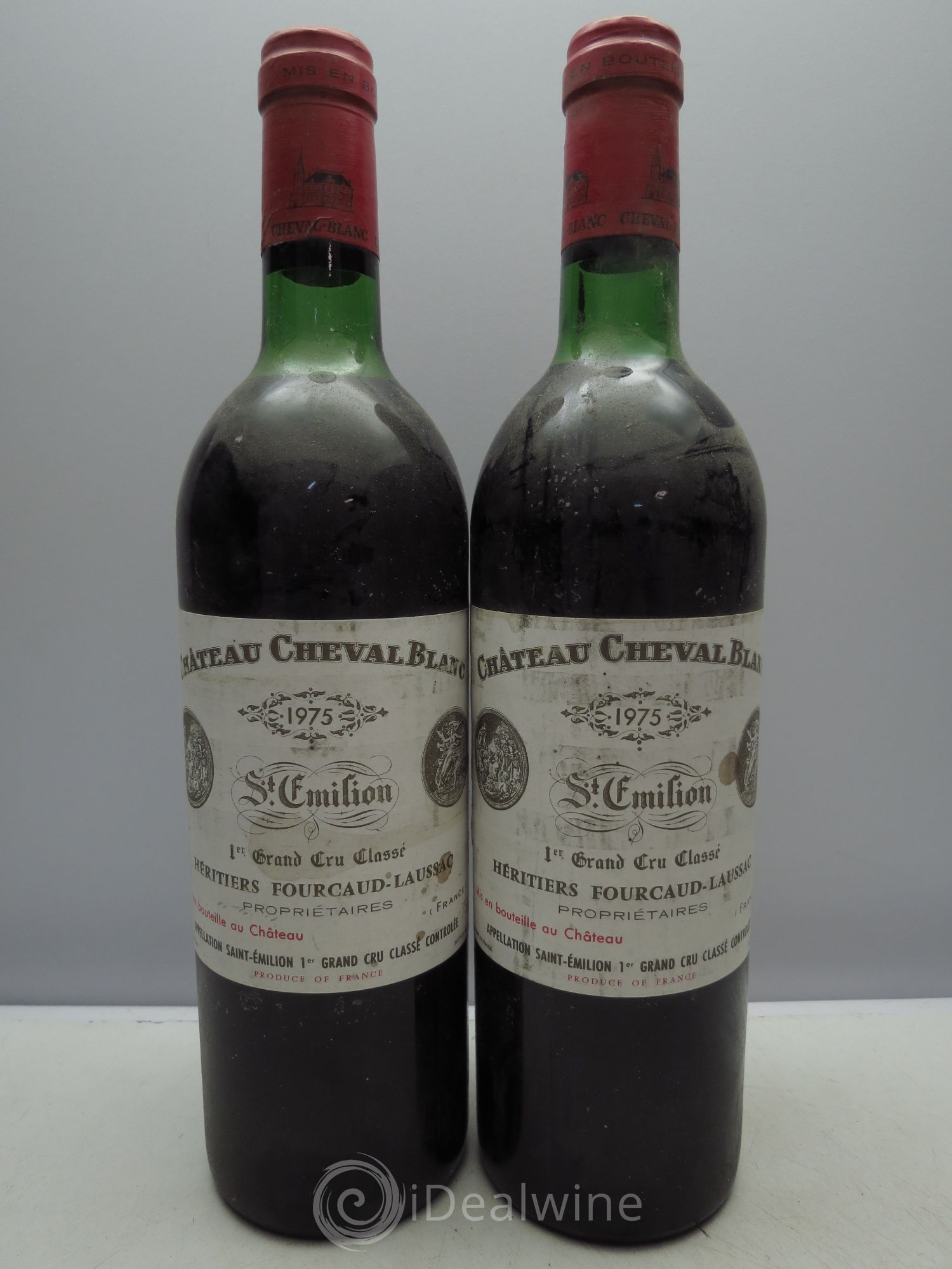 Château Cheval Blanc 1er Grand Cru Classé A 1975 - Lot de 2 bouteilles - 0