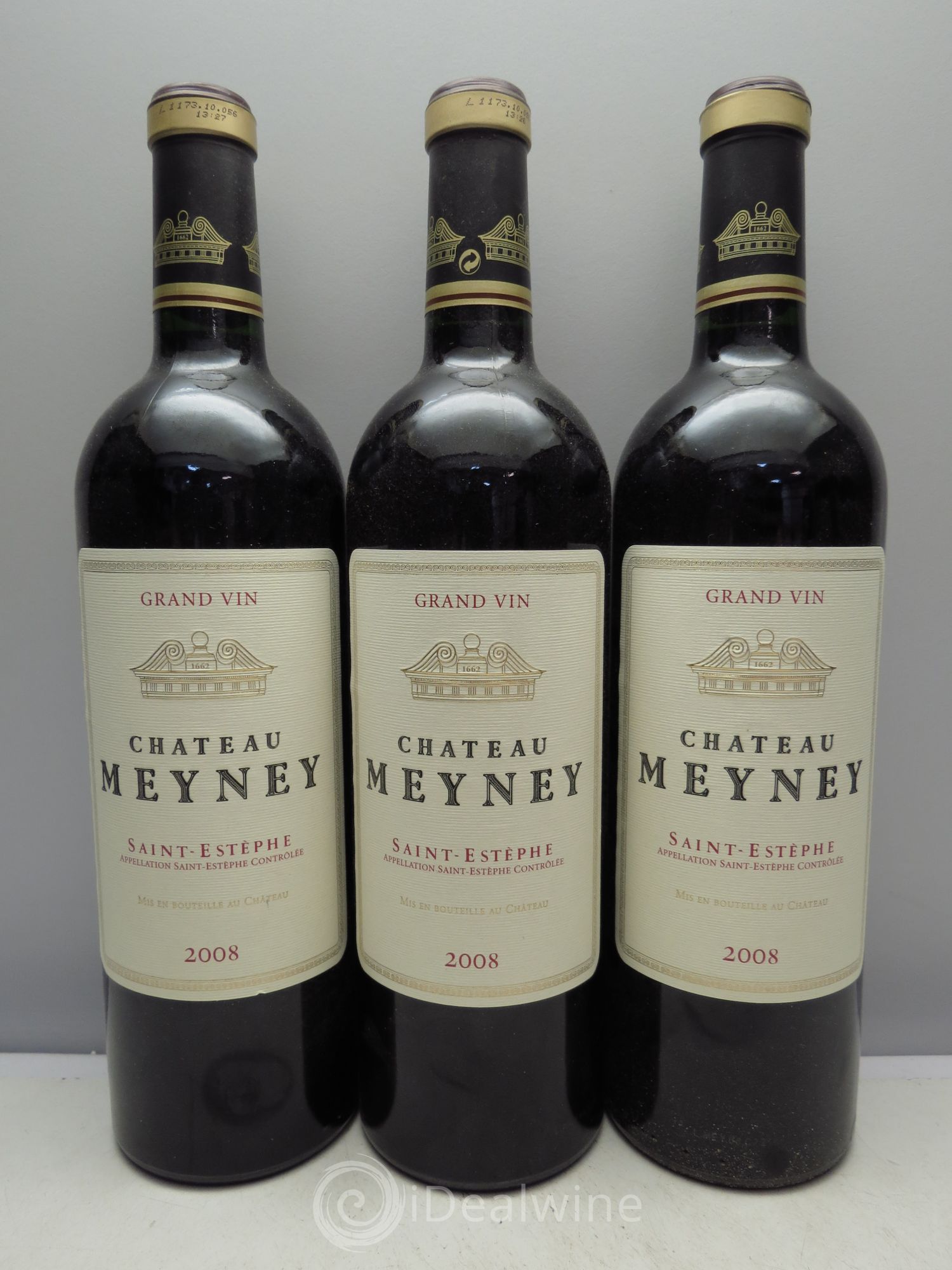 Château Meyney 2008 - Lot de 3 bouteilles - 0