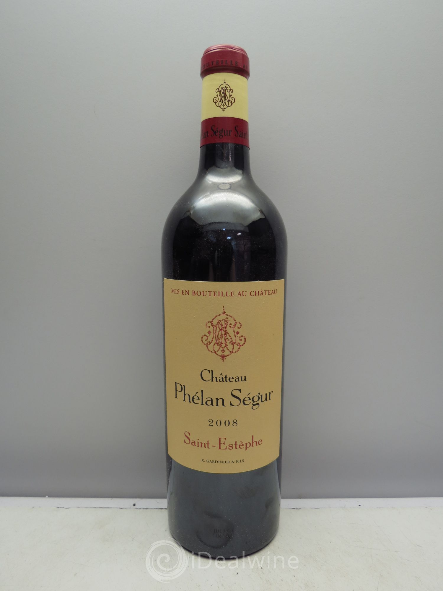 Château Phélan Ségur 2008 - Lot de 1 bouteille - 0