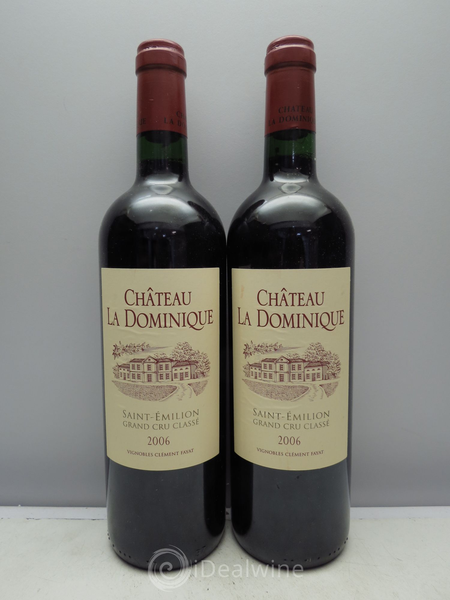 Château la Dominique Grand Cru Classé 2006 - Lot de 2 bouteilles - 0