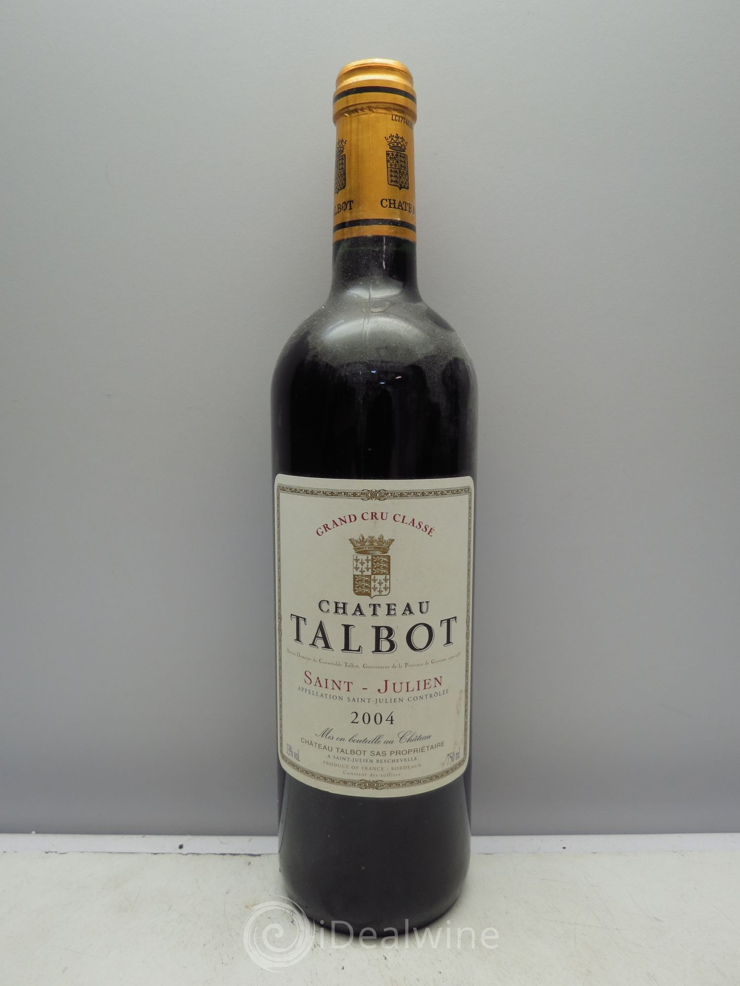 Château Talbot 4ème Grand Cru Classé 2004 - Lot de 1 bouteille - 0