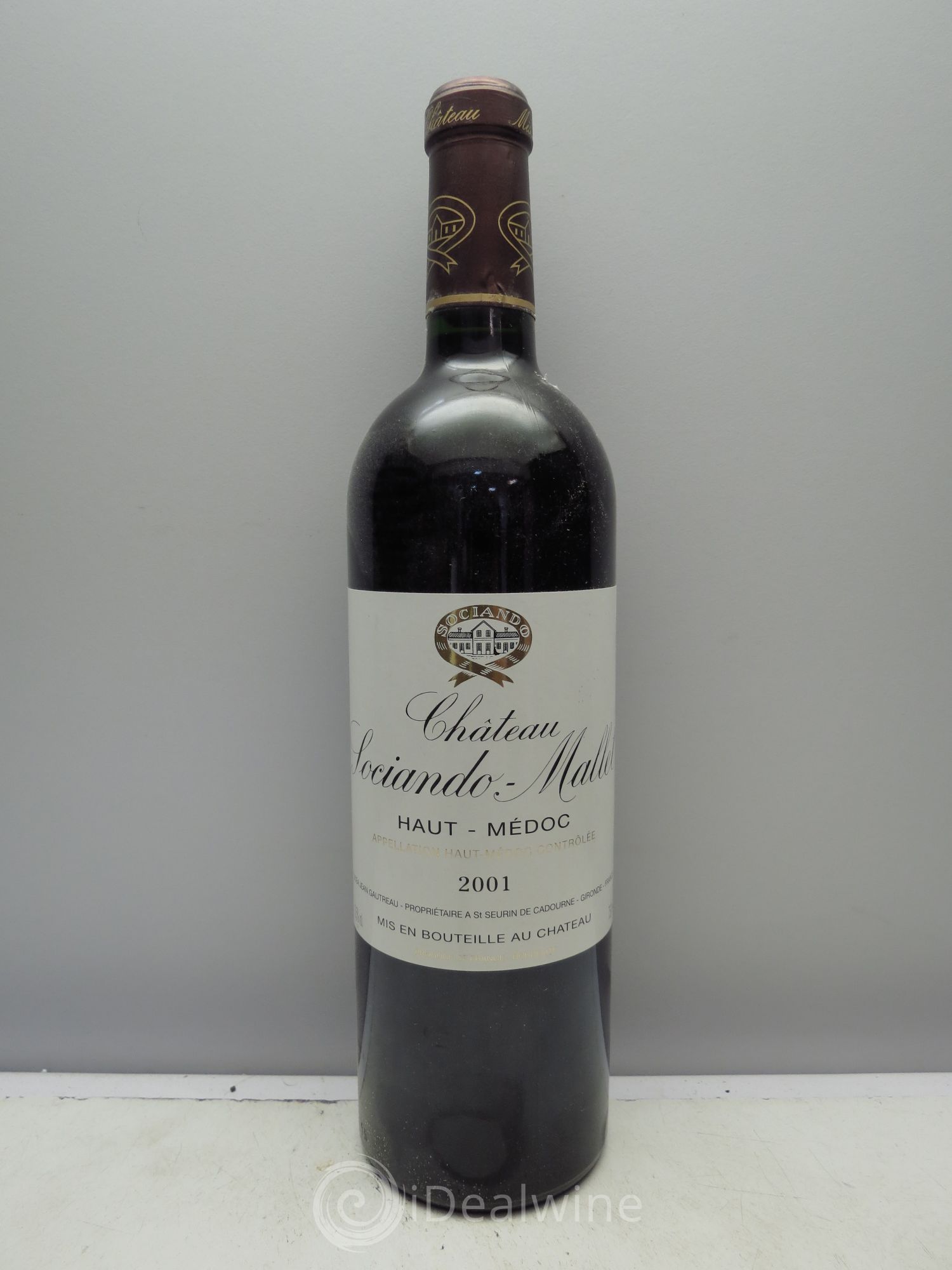 Château Sociando Mallet 2001 - Lot de 6 bouteilles - 0