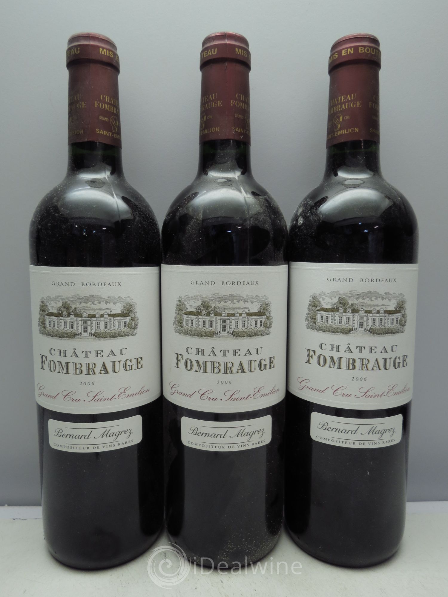 Château Fombrauge Grand Cru Classé 2006 - Lot de 3 bouteilles - 0