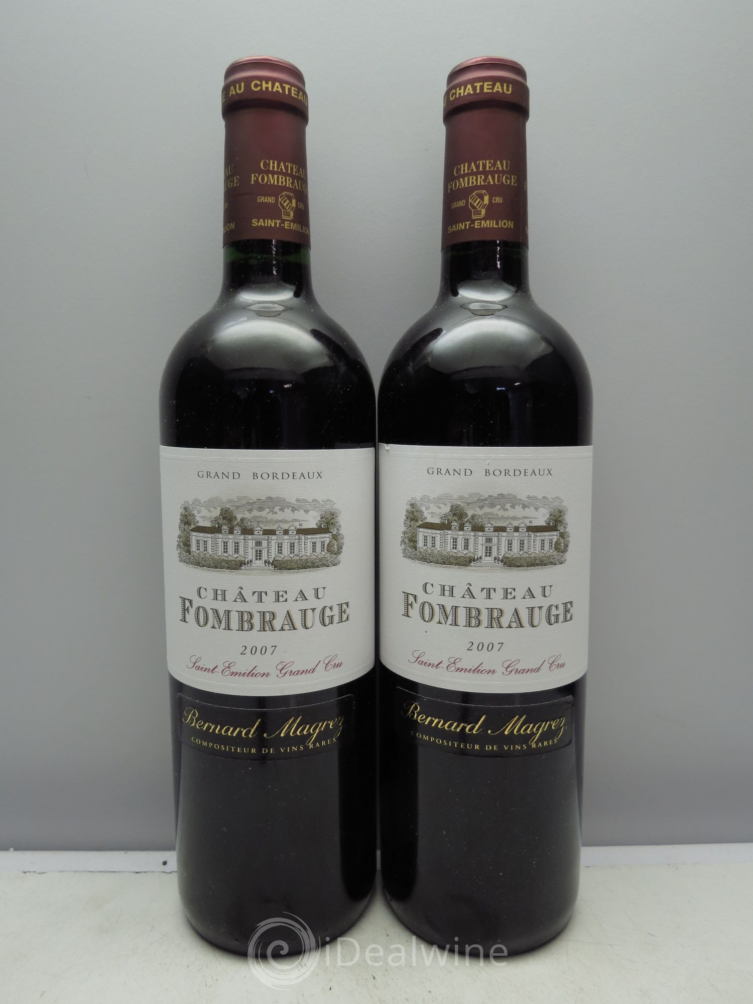 Château Fombrauge Grand Cru Classé 2007 - Lot de 2 bouteilles - 0