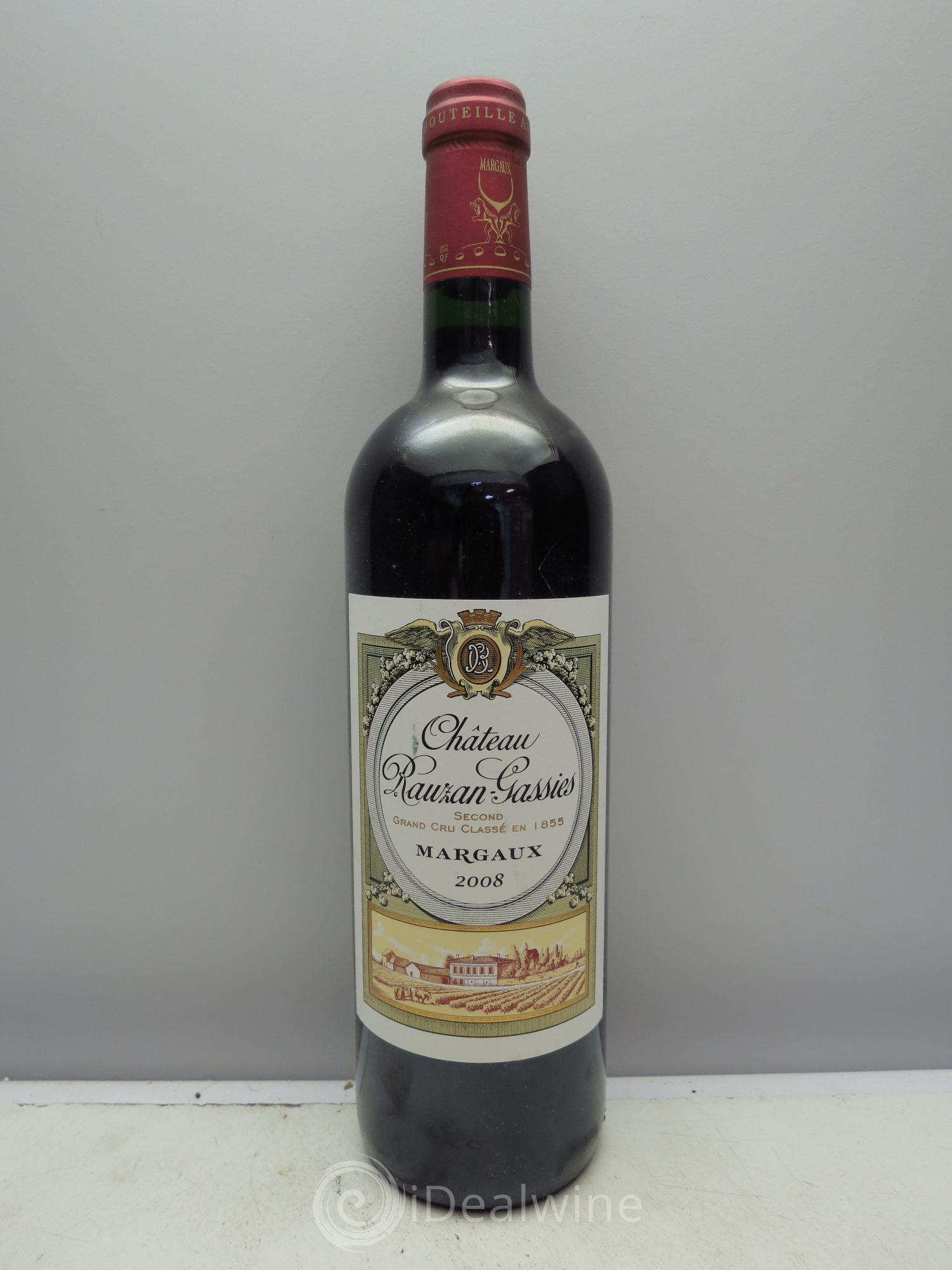 Château Rauzan-Gassies 2ème Grand Cru Classé 2008 - Lot de 1 bouteille - 0