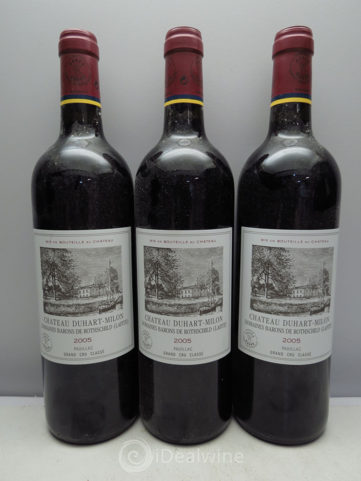 Château Duhart-Milon 4ème Grand Cru Classé 2005 - Lot de 3 bouteilles - 0